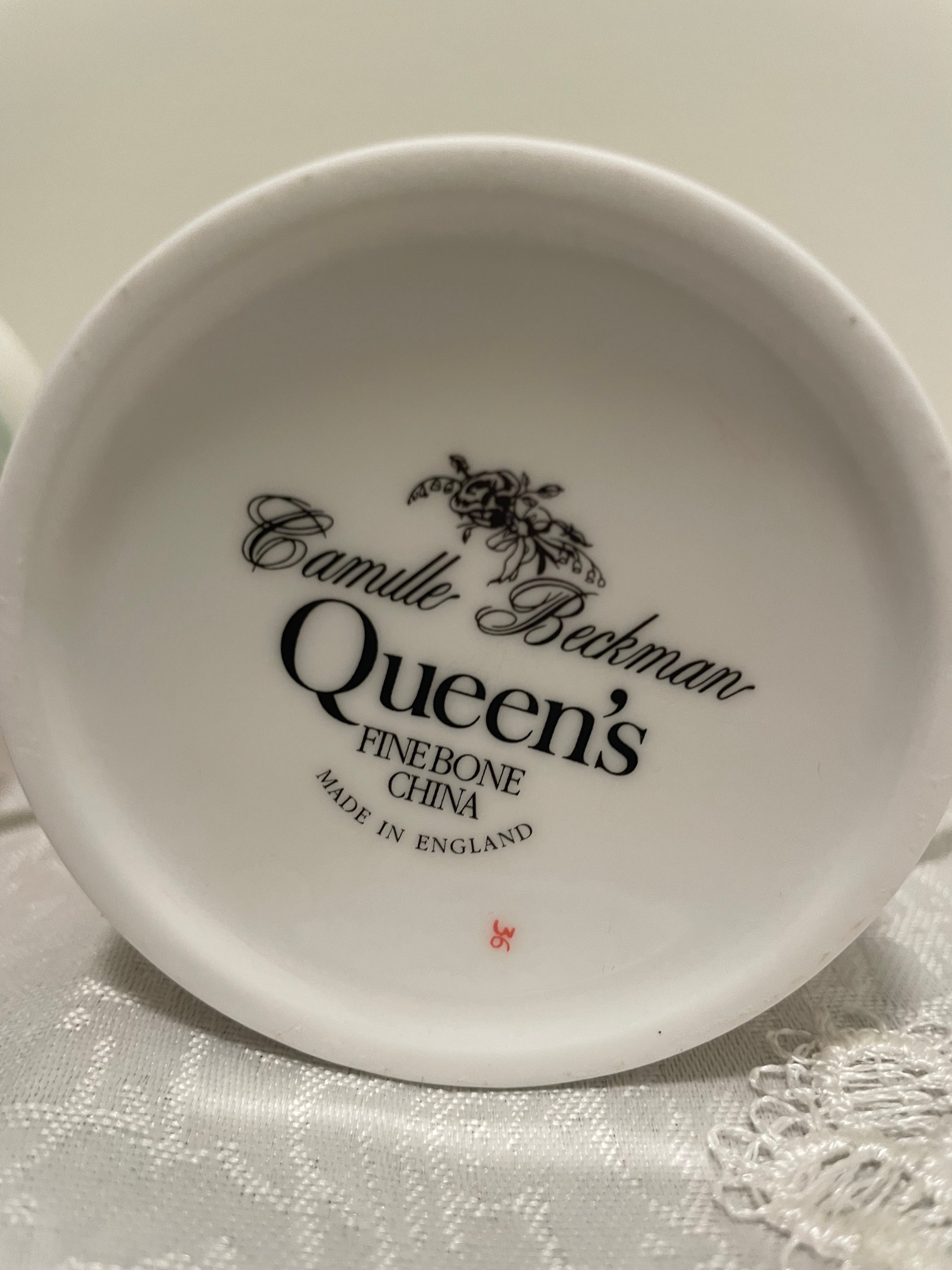 Camille Beckman Queens fine bone china