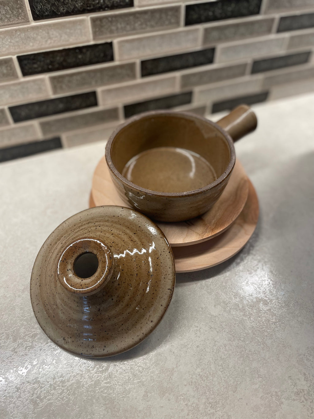 Vintage Stoneware Pottery Bowl