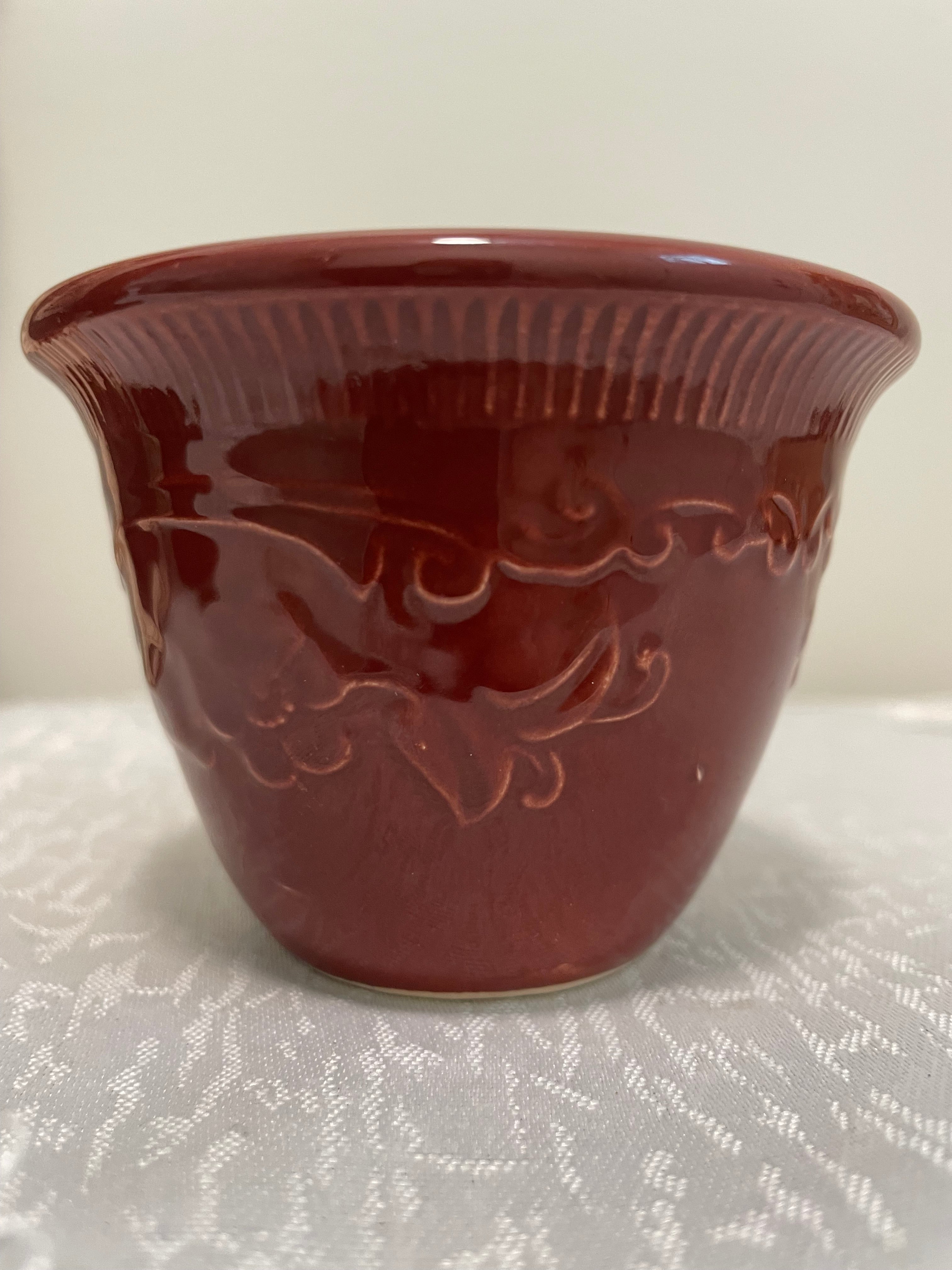 Vintage Taylor Smith & Taylor "Genuine Oven Serve Ware" custard cup