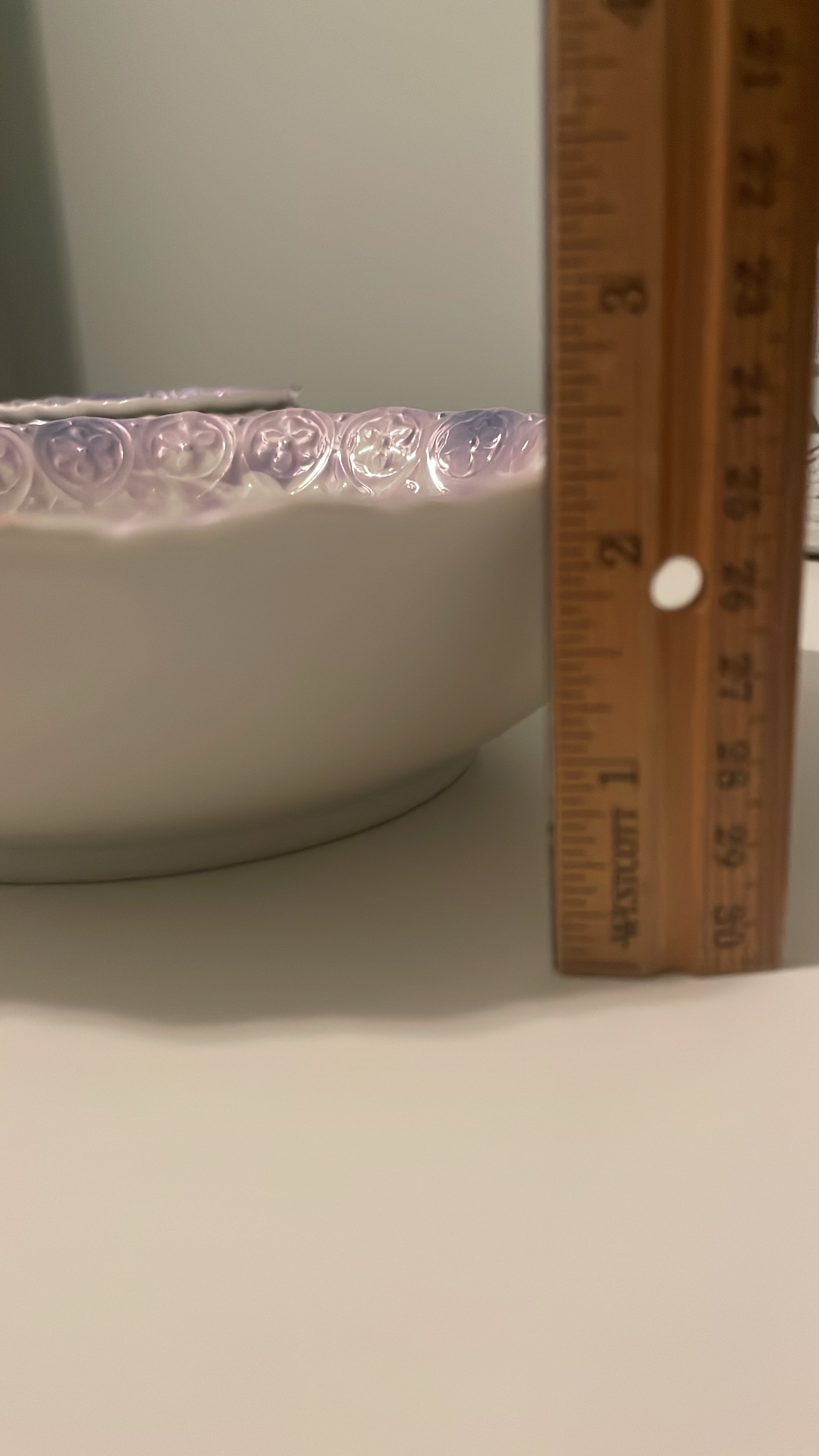 Bavaria 5-piece set Porcelain Floral Luster Serving & Berry Bowls