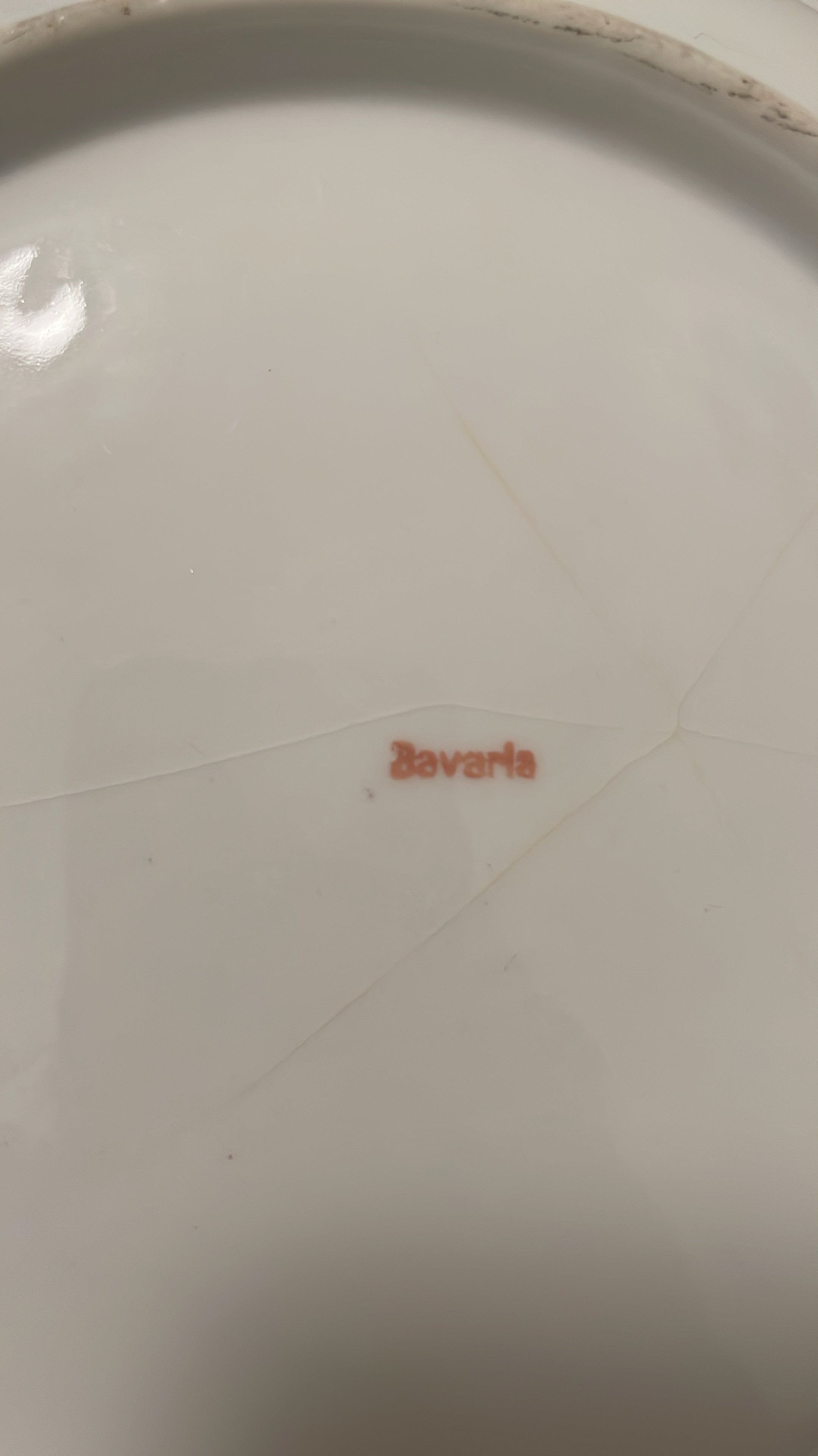 Bavaria 5-piece set Porcelain Floral Luster Serving & Berry Bowls