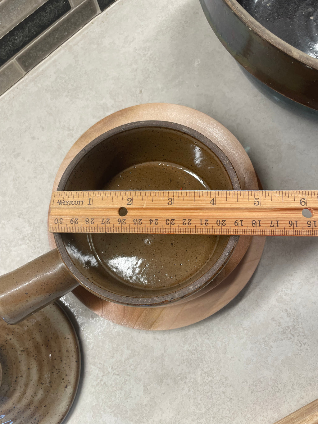 Vintage Stoneware Pottery Bowl