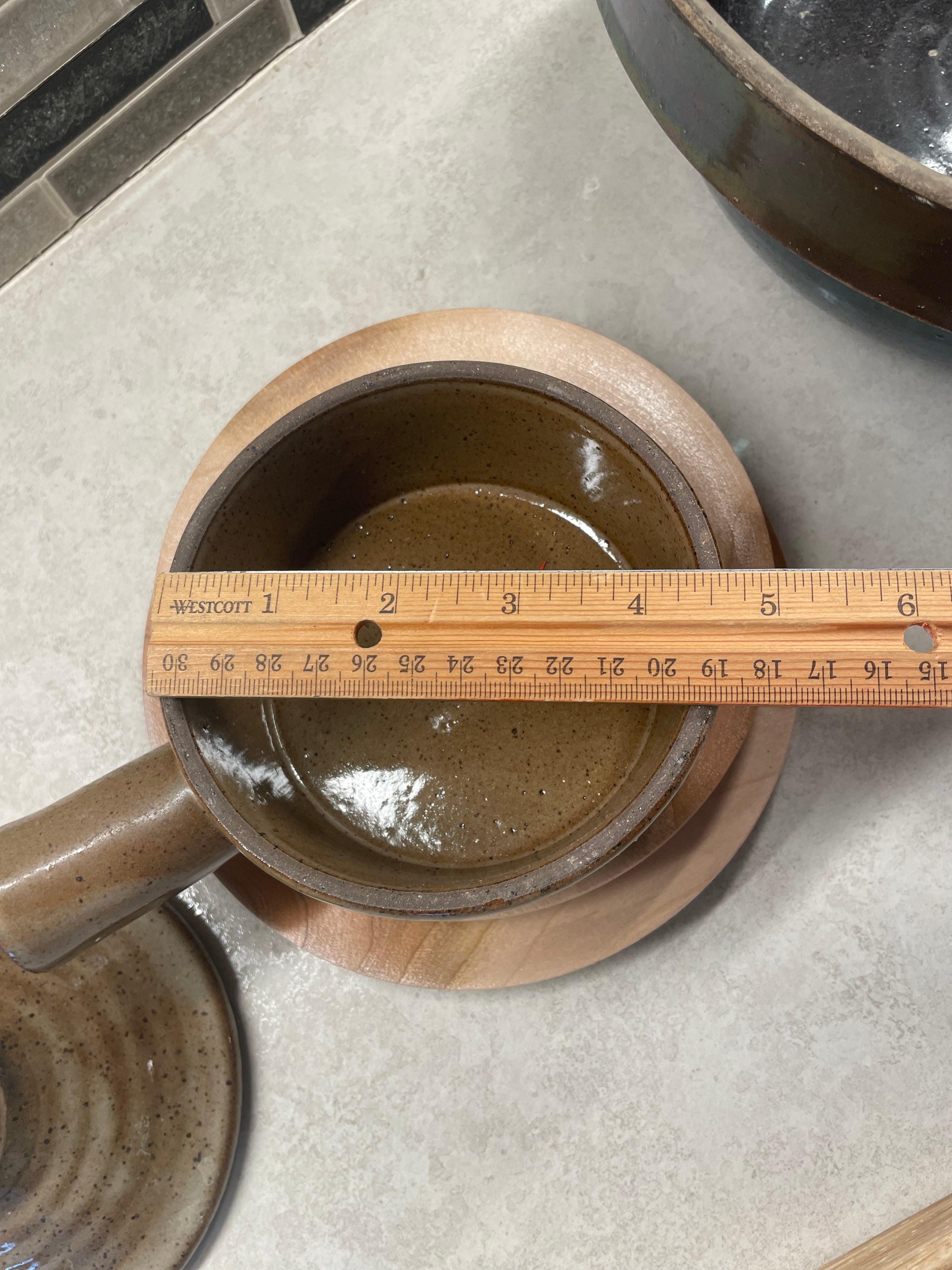 Vintage Stoneware Pottery Bowl