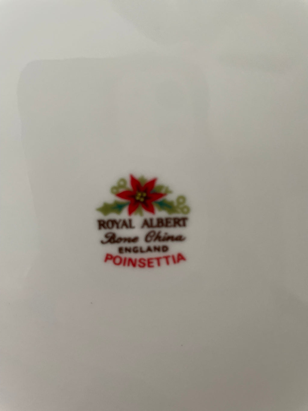 Royal Albert bone China Pointsettia