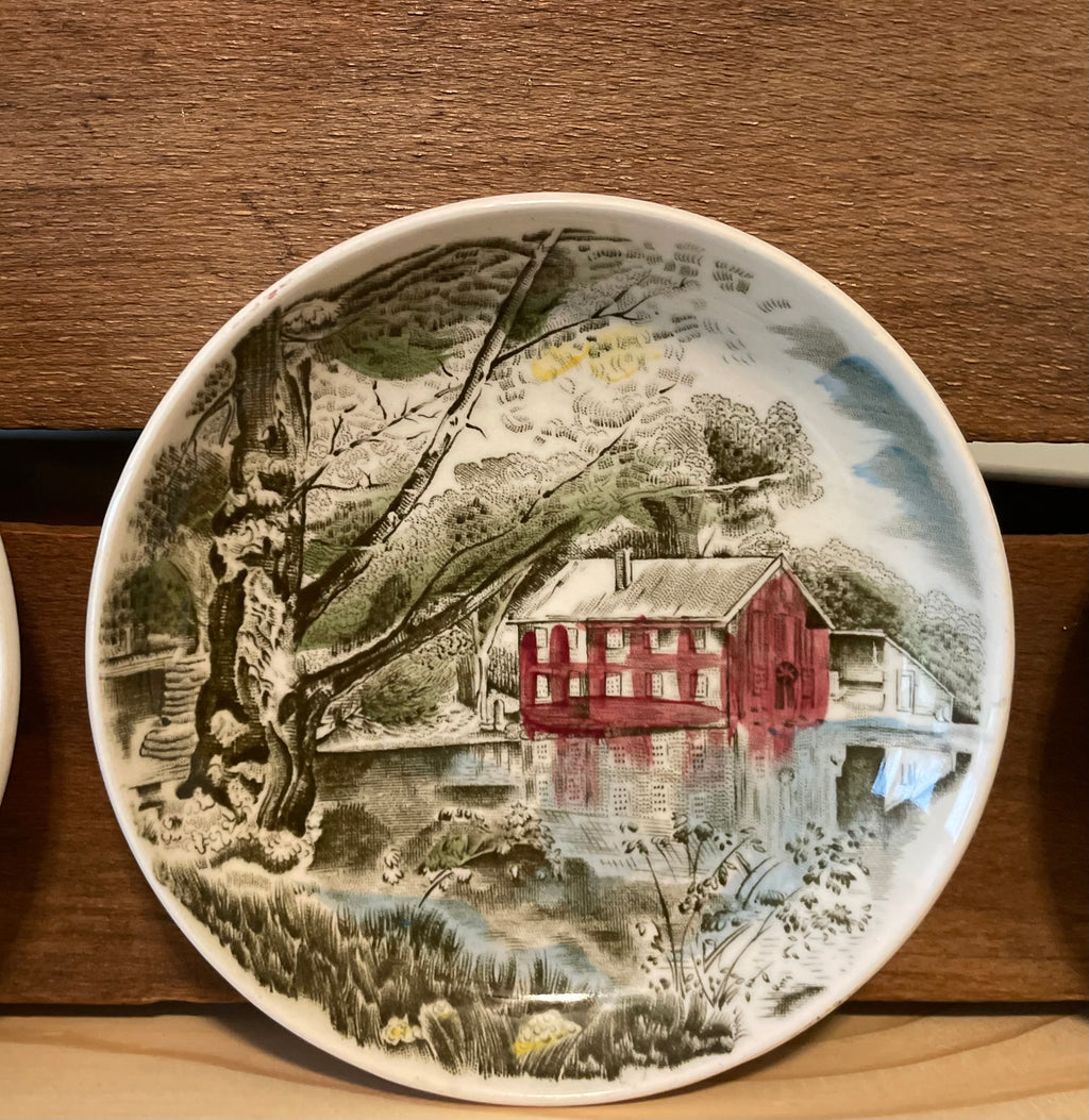 4 Vintage Johnson Brothers Friendly Village 4” Butter Pats