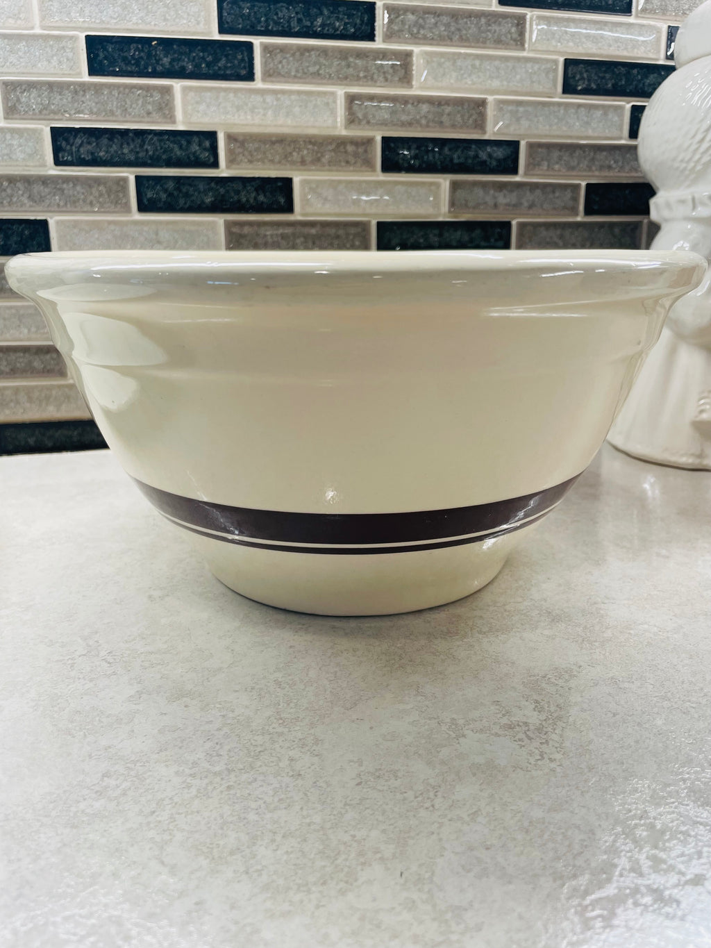 Vintage McCoy #10 mixing bowl-stoneware