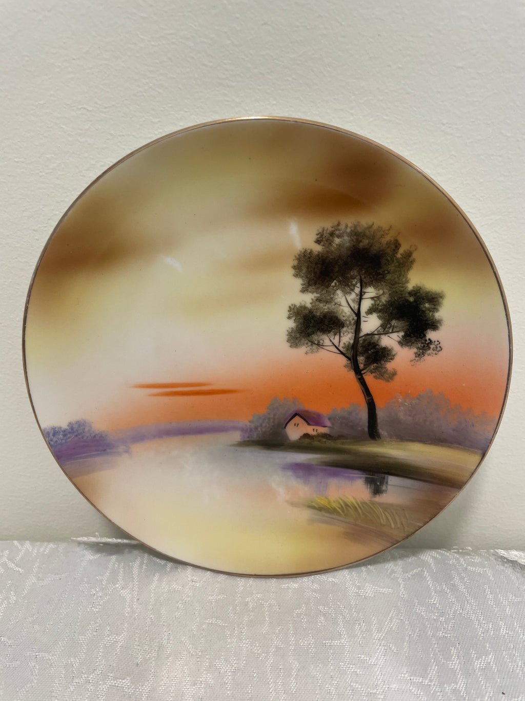Vintage Noritake hand painted plates- Set of 4