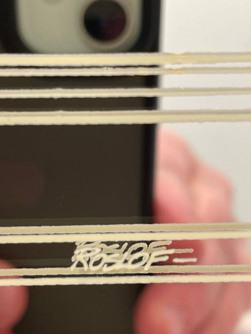Roslof reverse-painted mirrors