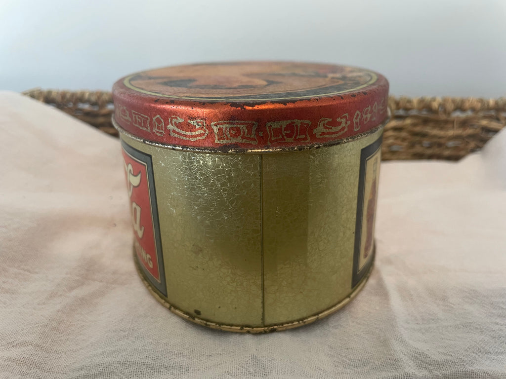 Mid 1990’s Coca-Cola oval gold tin