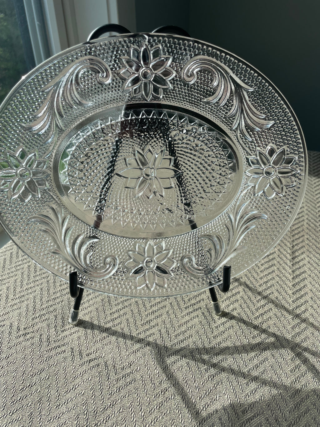 Indiana glass snack plates