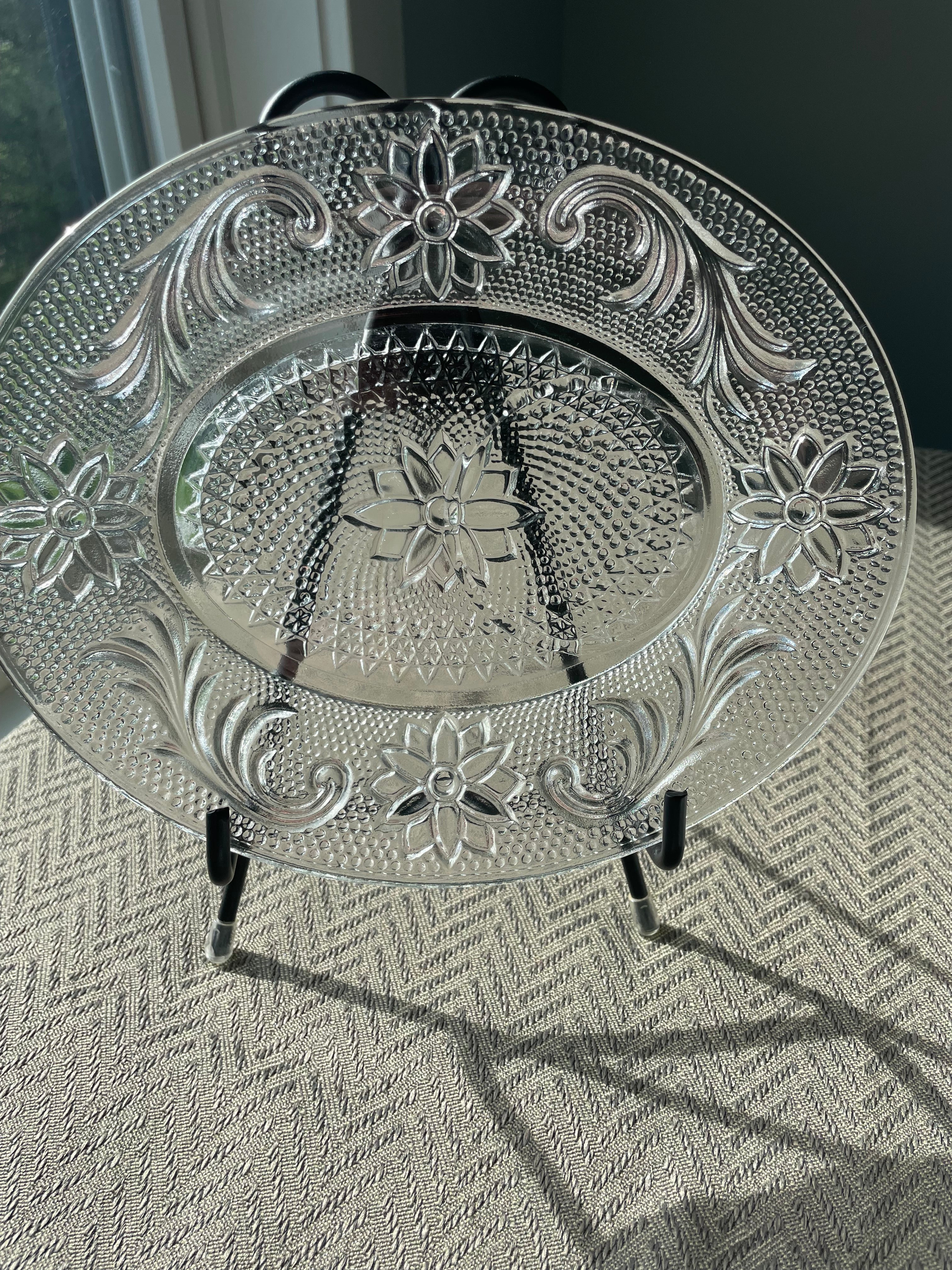 Indiana glass snack plates