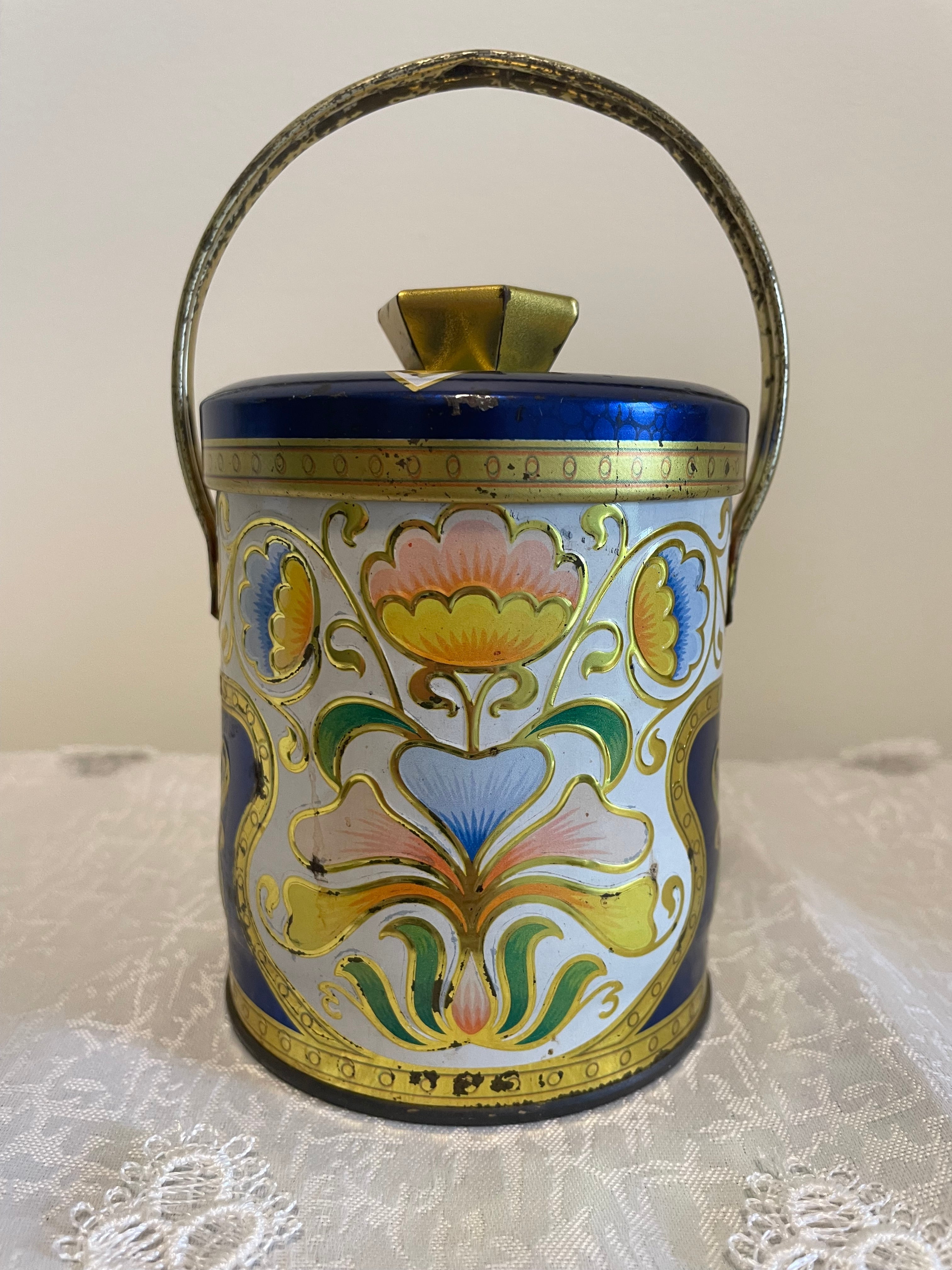Murray Allen floral "Pearl" tin - England