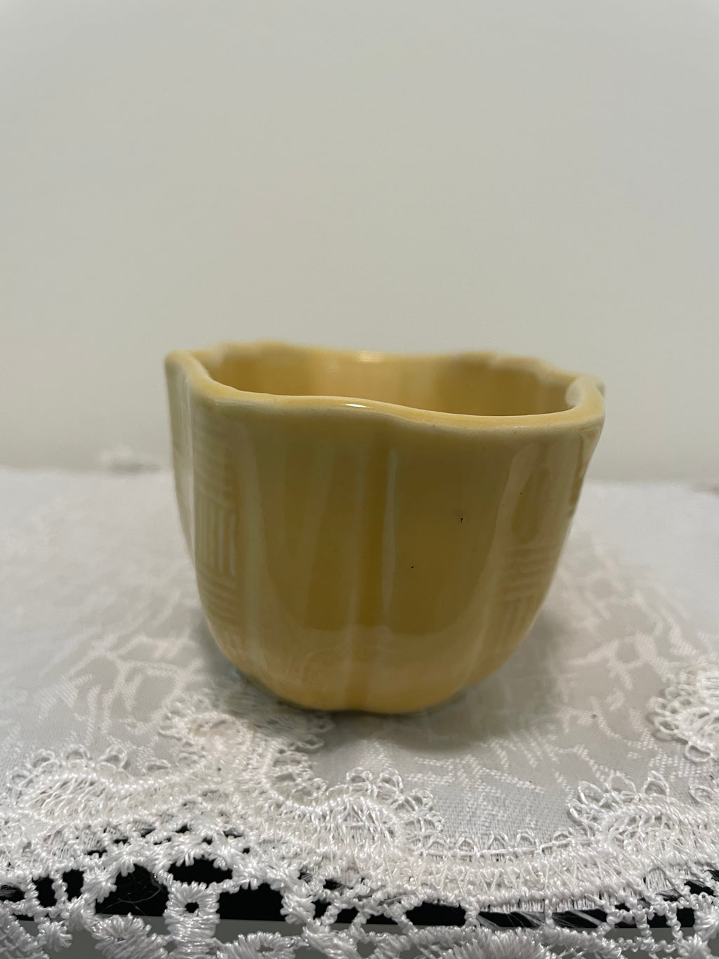 Yellow Vintage USA pottery