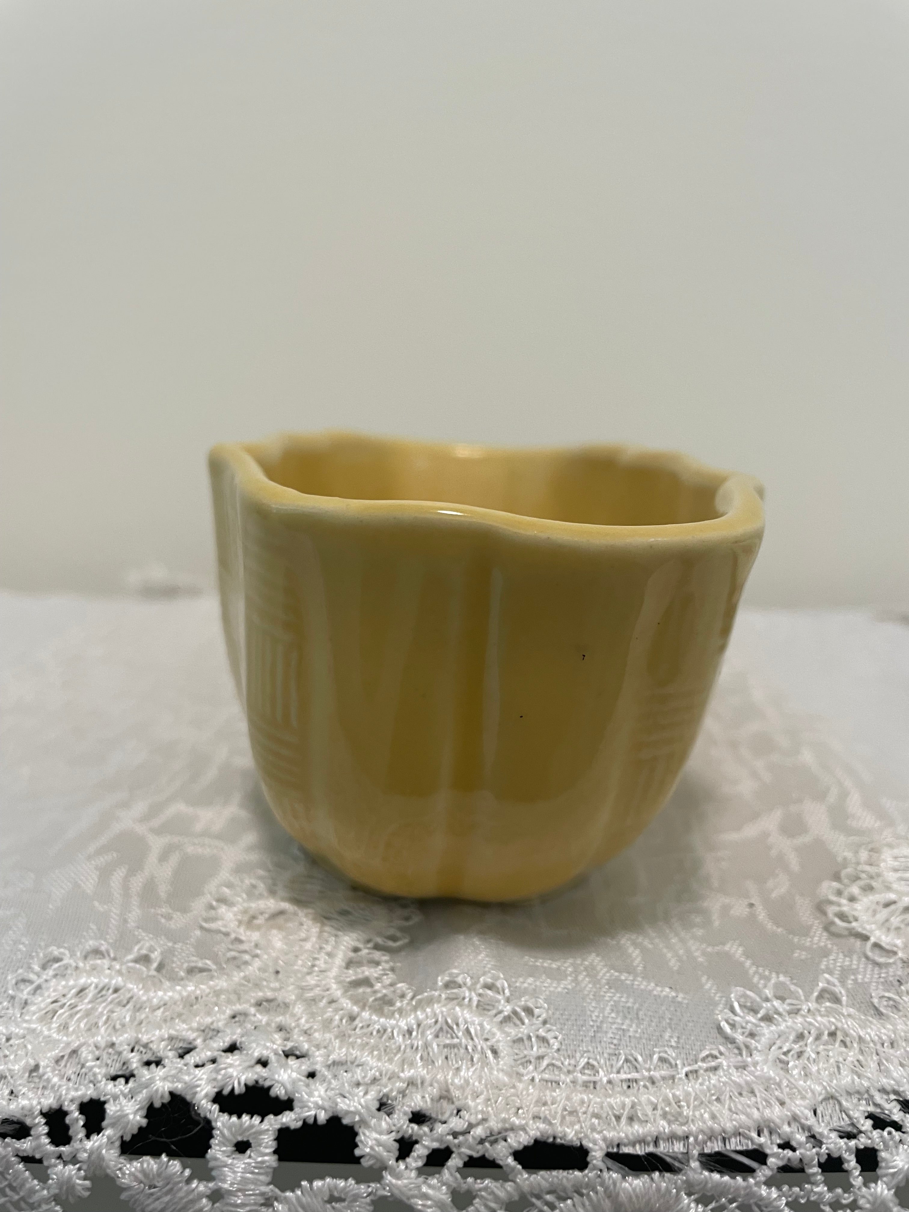 Yellow Vintage USA pottery