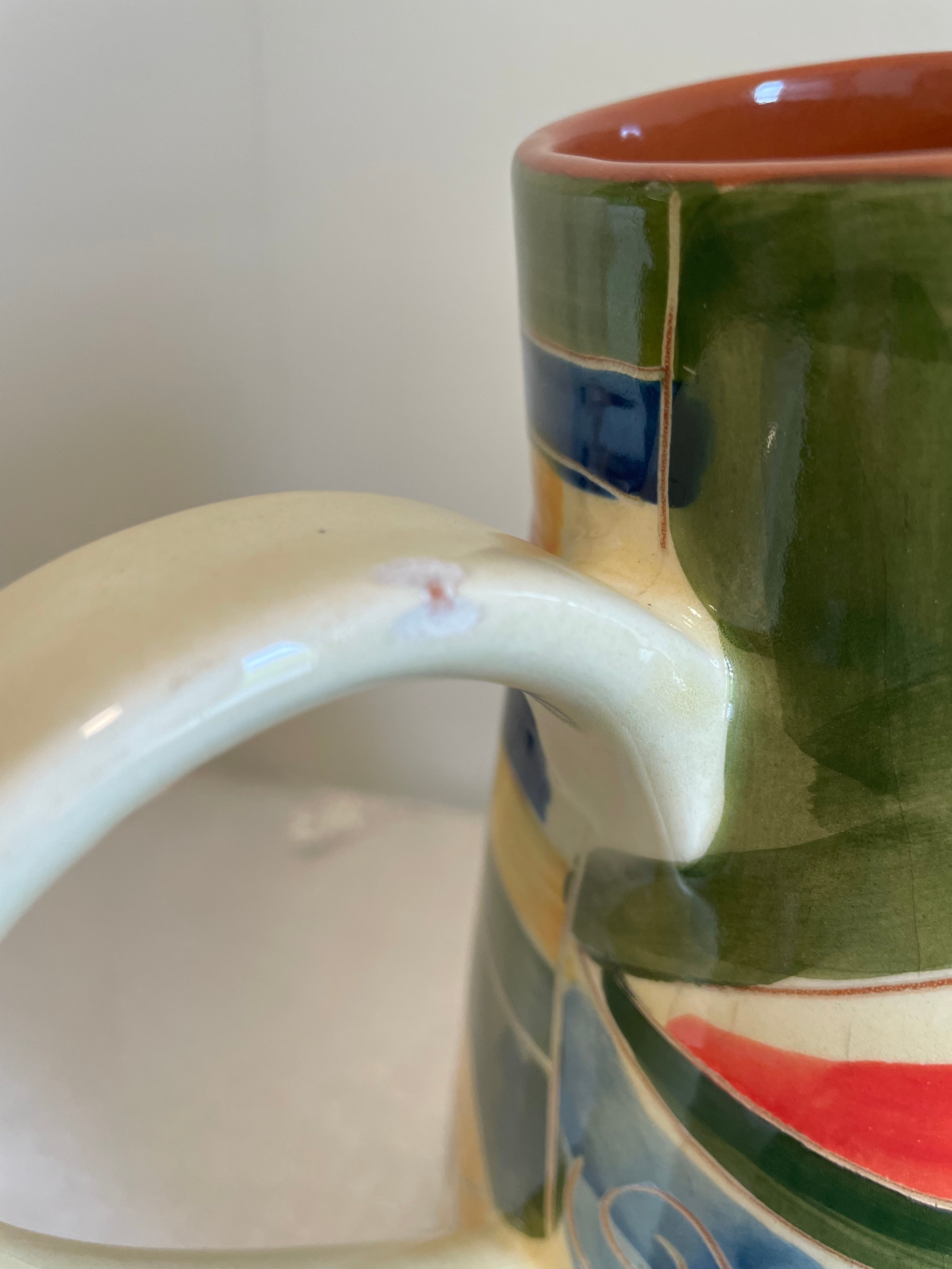 Terracotta pitcher