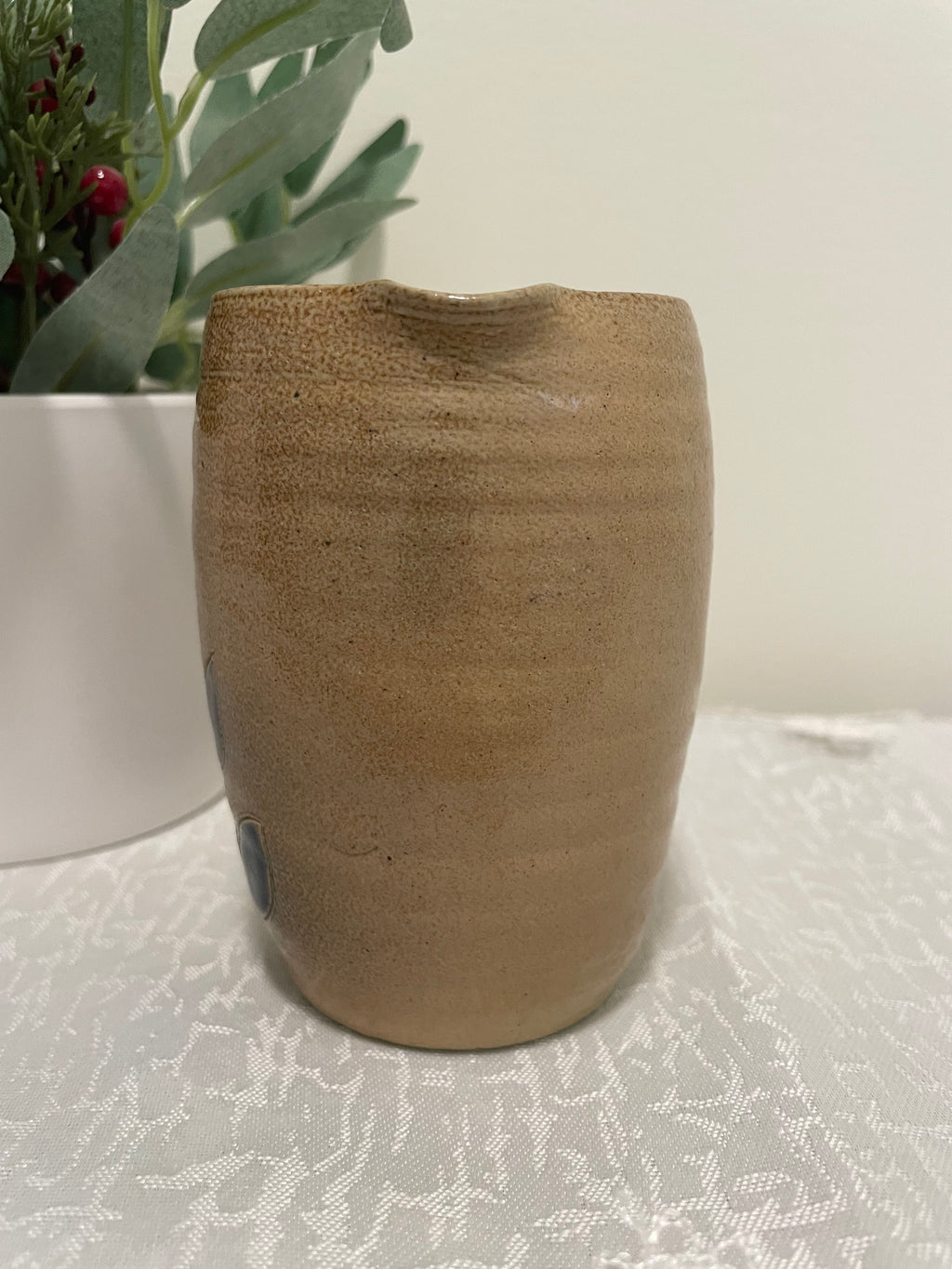 Salt glazed pitcher