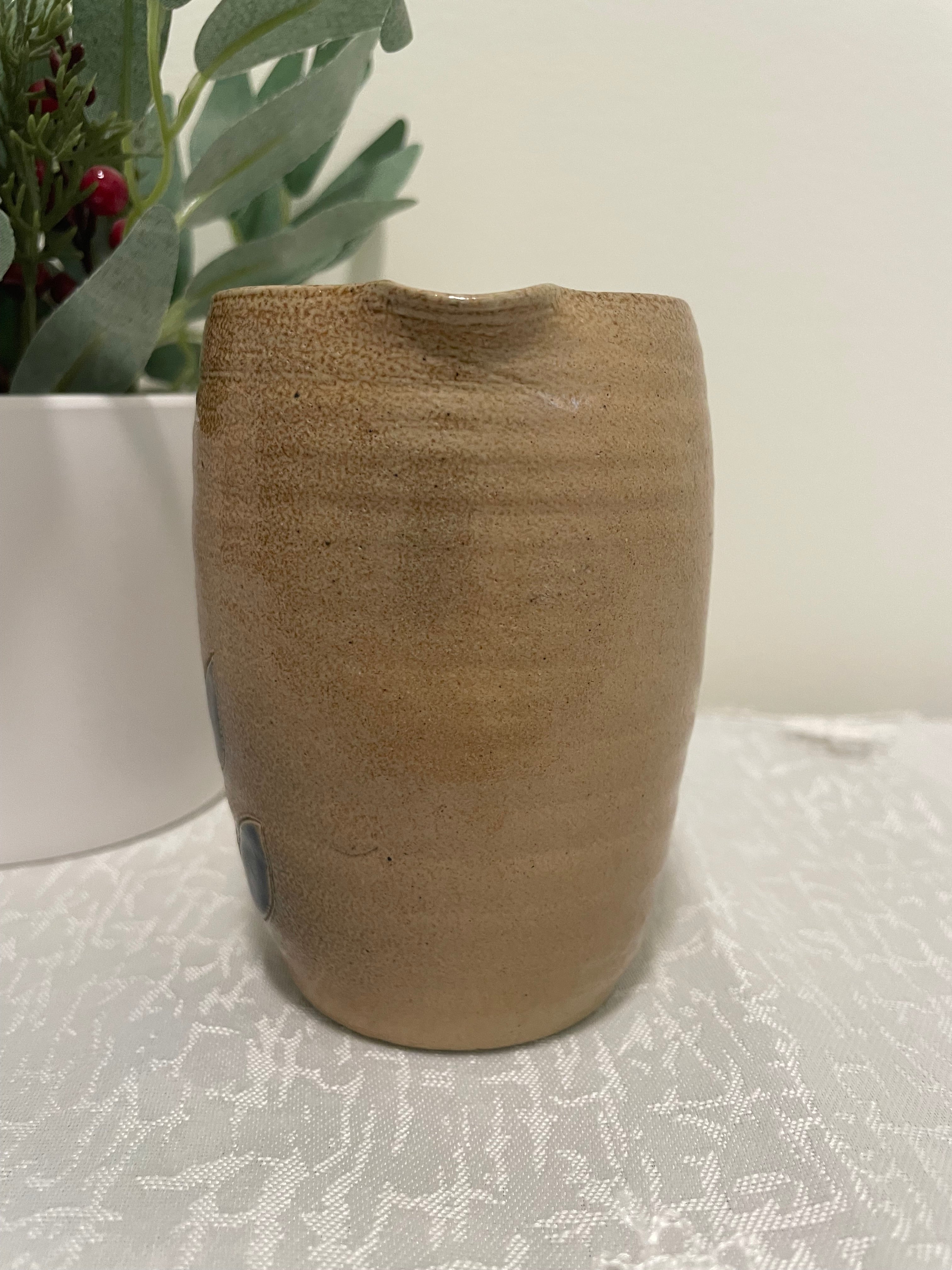 Salt glazed pitcher