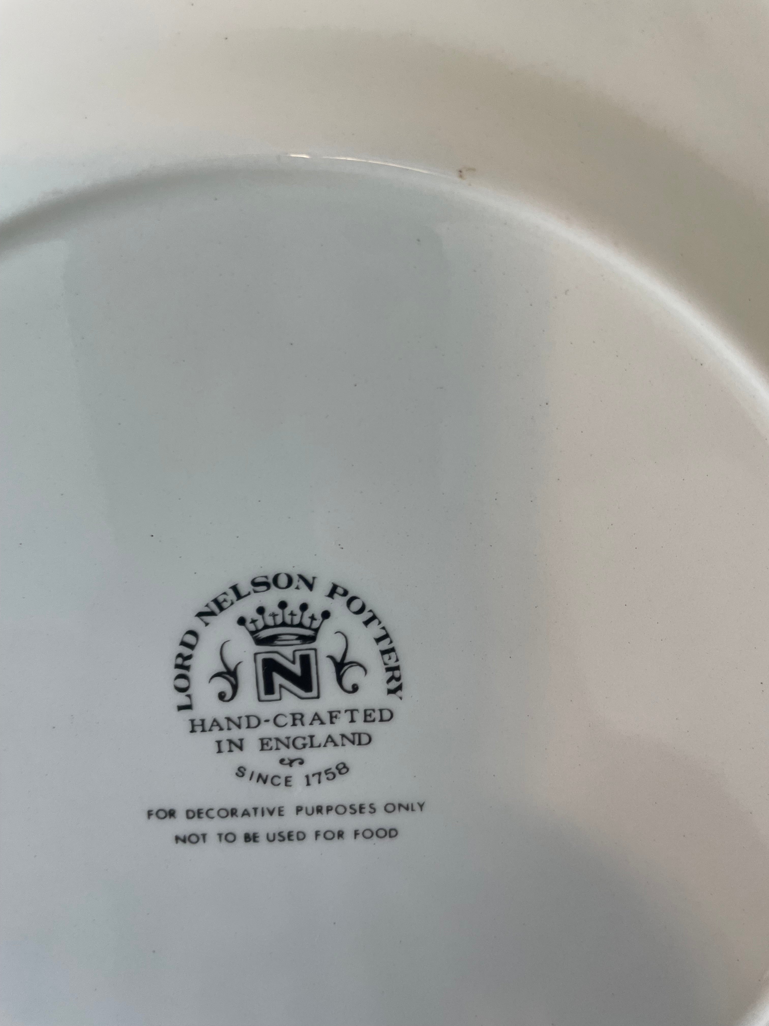 Vintage Lord Nelson Pottery “Springer Spaniel” plate