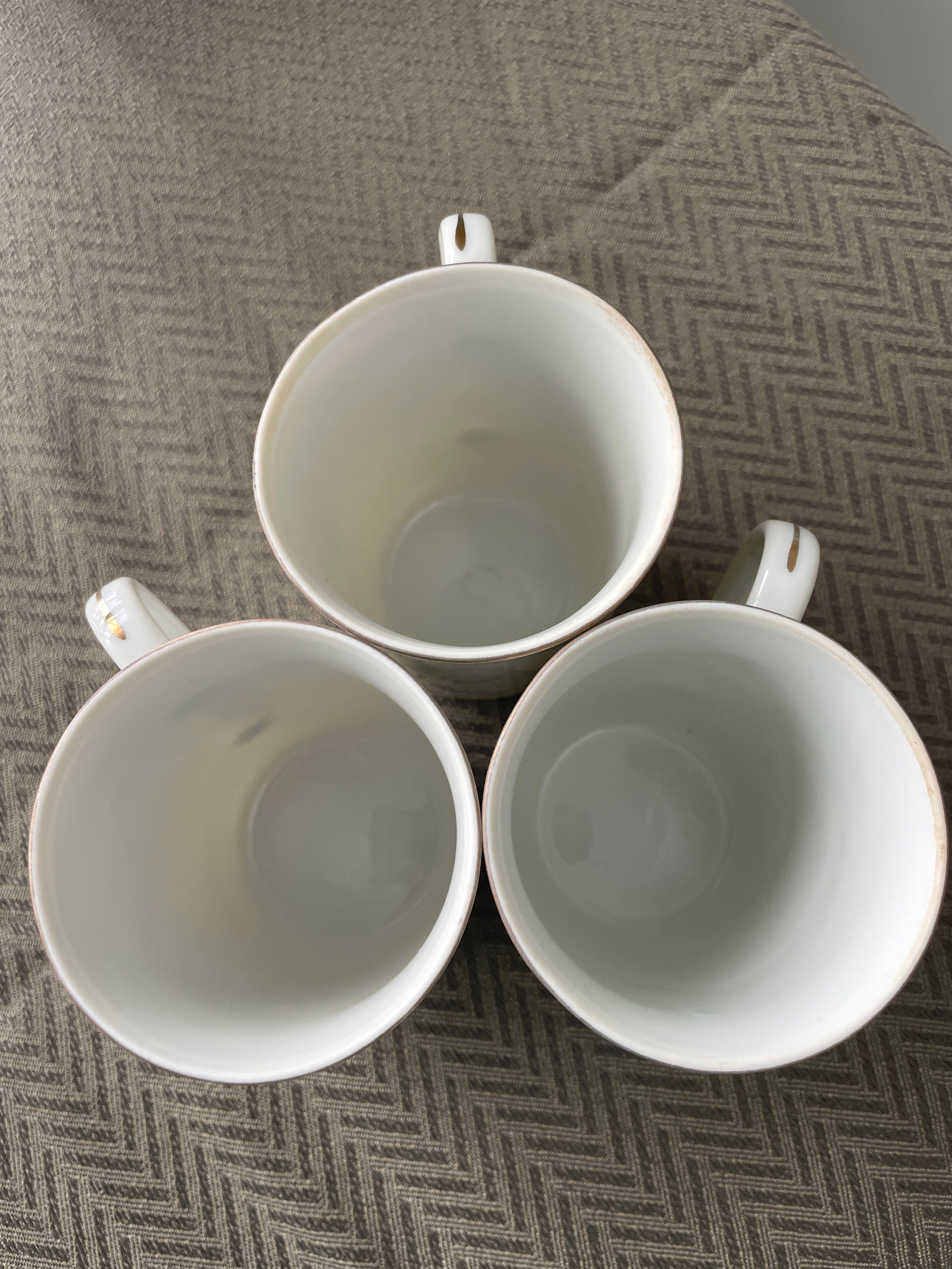 Japanese porcelain coffee/tea mugs