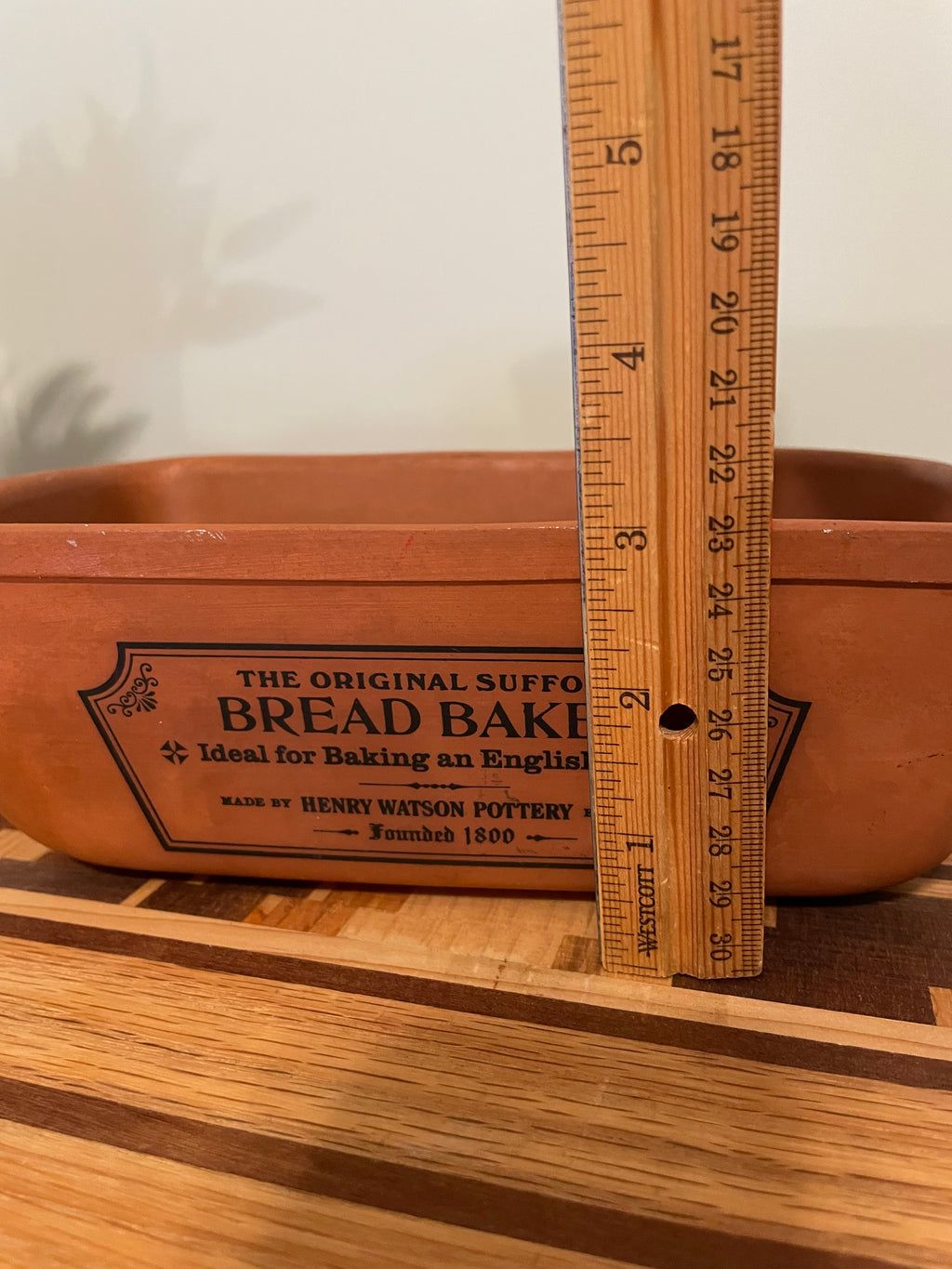 Vintage Original Suffolk Bread Baker by Henry Watson Pottery-England