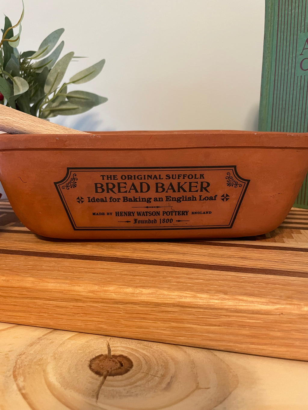 Vintage Original Suffolk Bread Baker by Henry Watson Pottery-England