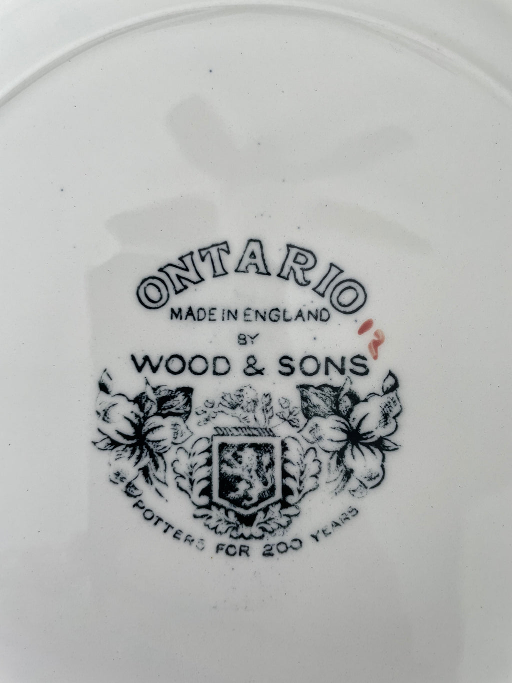 A Beautiful Wood & Sons Ontario Canda Collector's plate