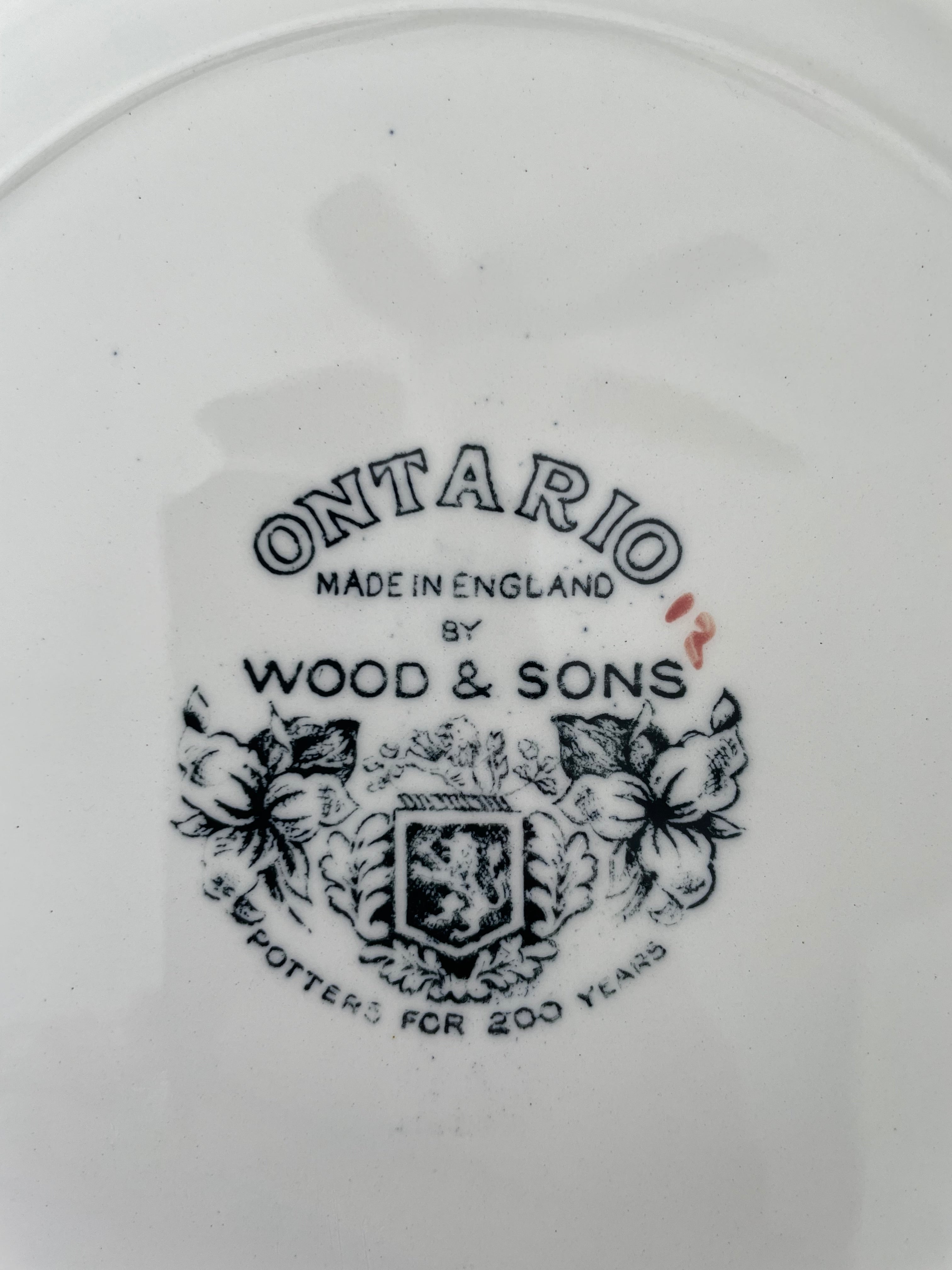 A Beautiful Wood & Sons Ontario Canda Collector's plate