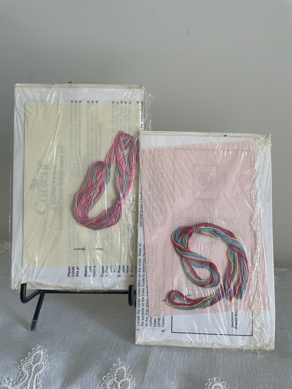 Unopened Counted Cross-Stitch card kits
