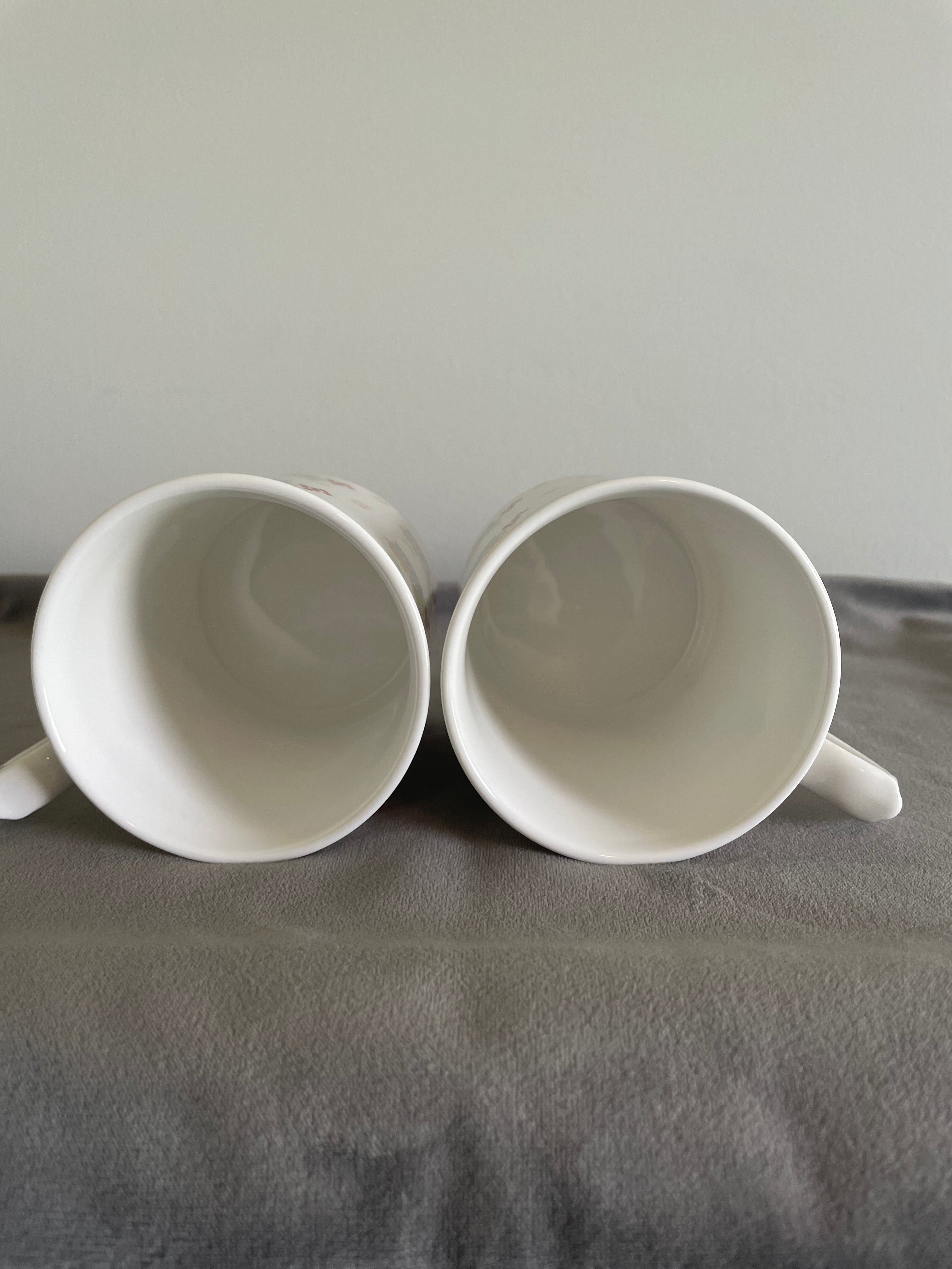 Elizabethan Staffordshire "Apples & Pears" mugs
