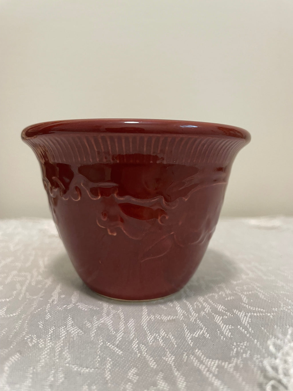 Vintage Taylor Smith & Taylor "Genuine Oven Serve Ware" custard cup
