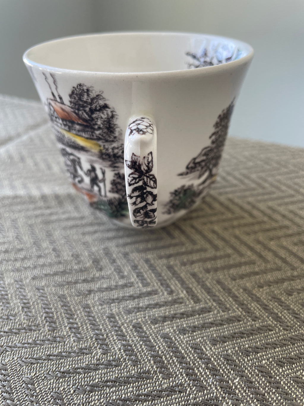 Vintage Yorkshire Staffordshire Ironstone Tea cup and saucer