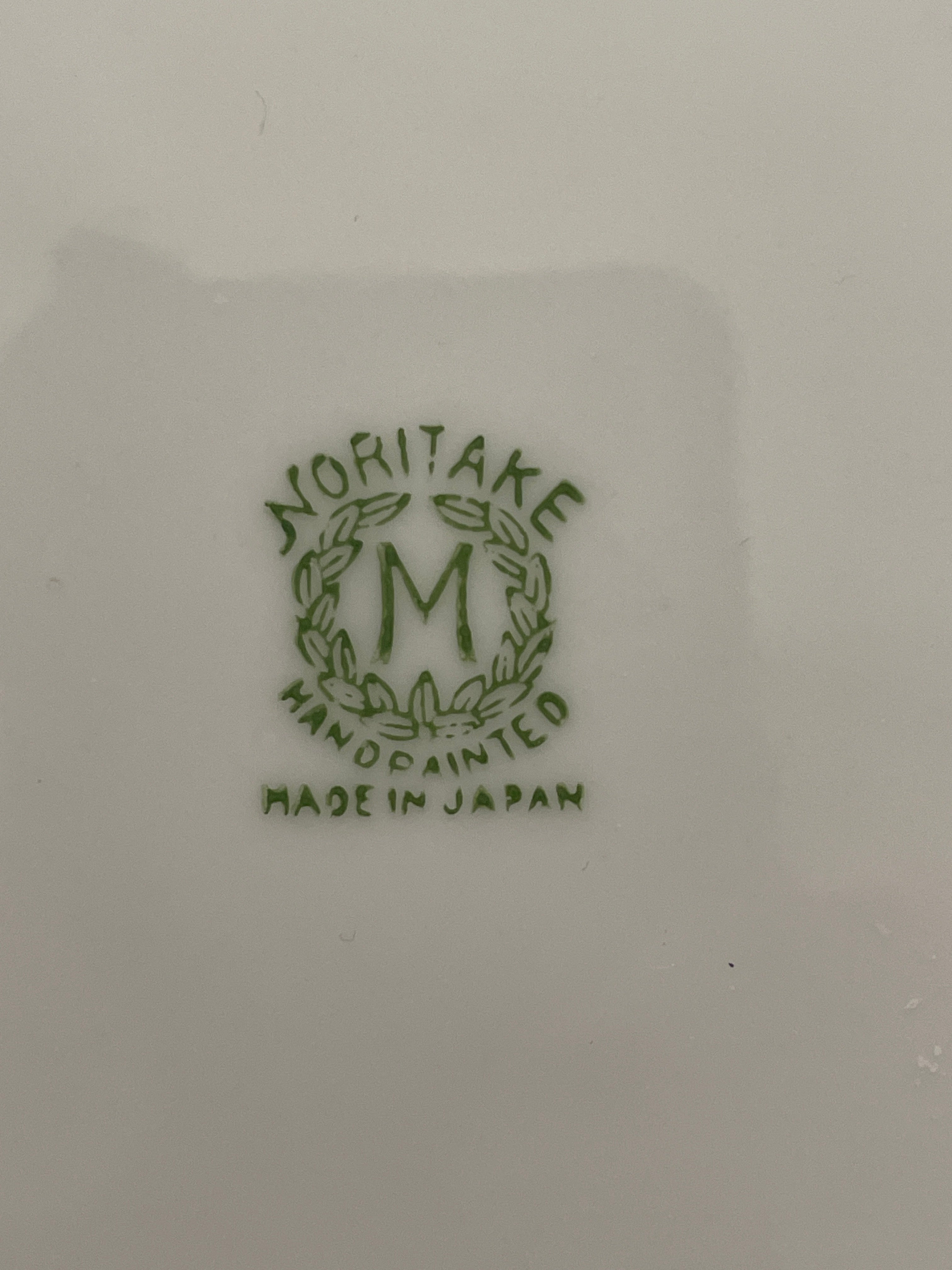 Vintage Noritake hand painted plates- Set of 4