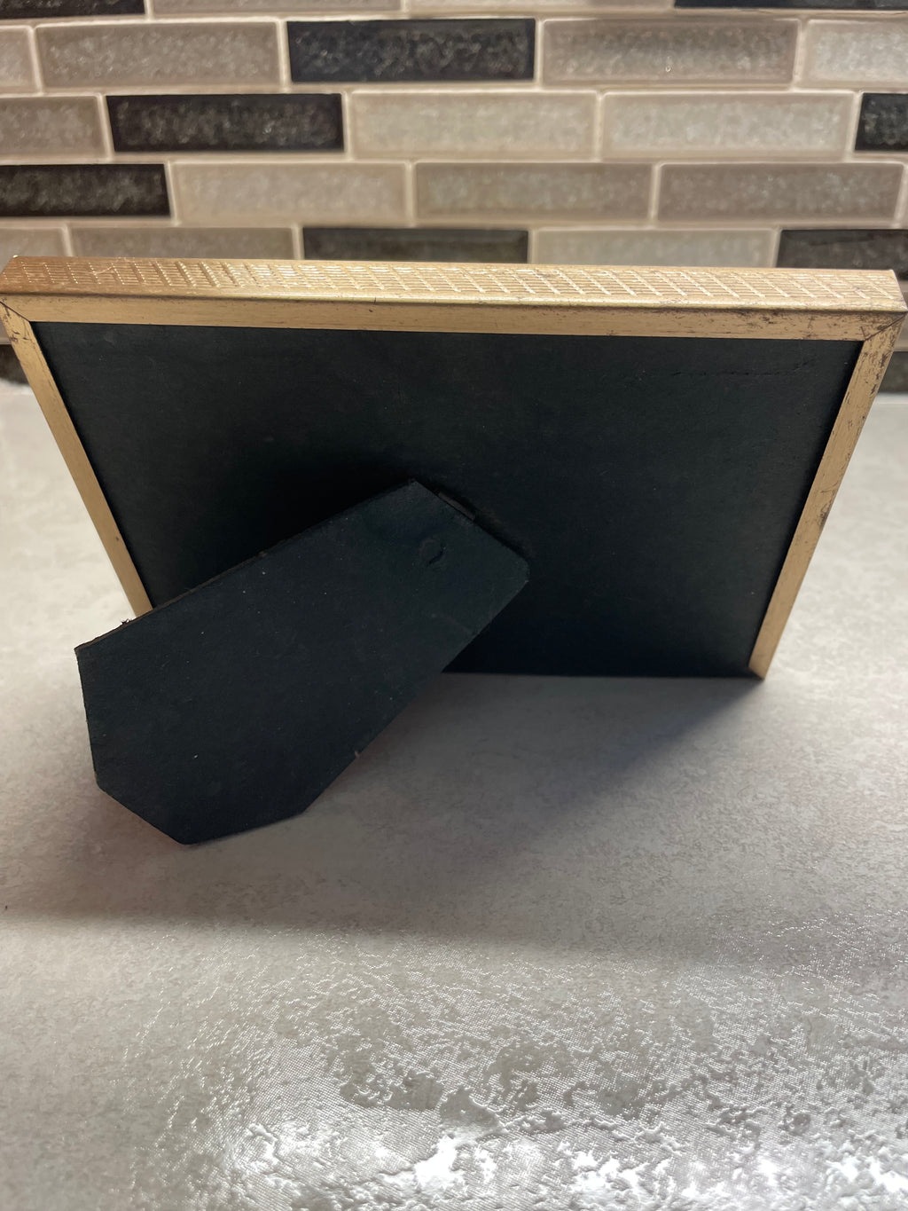 Two picture gold frame