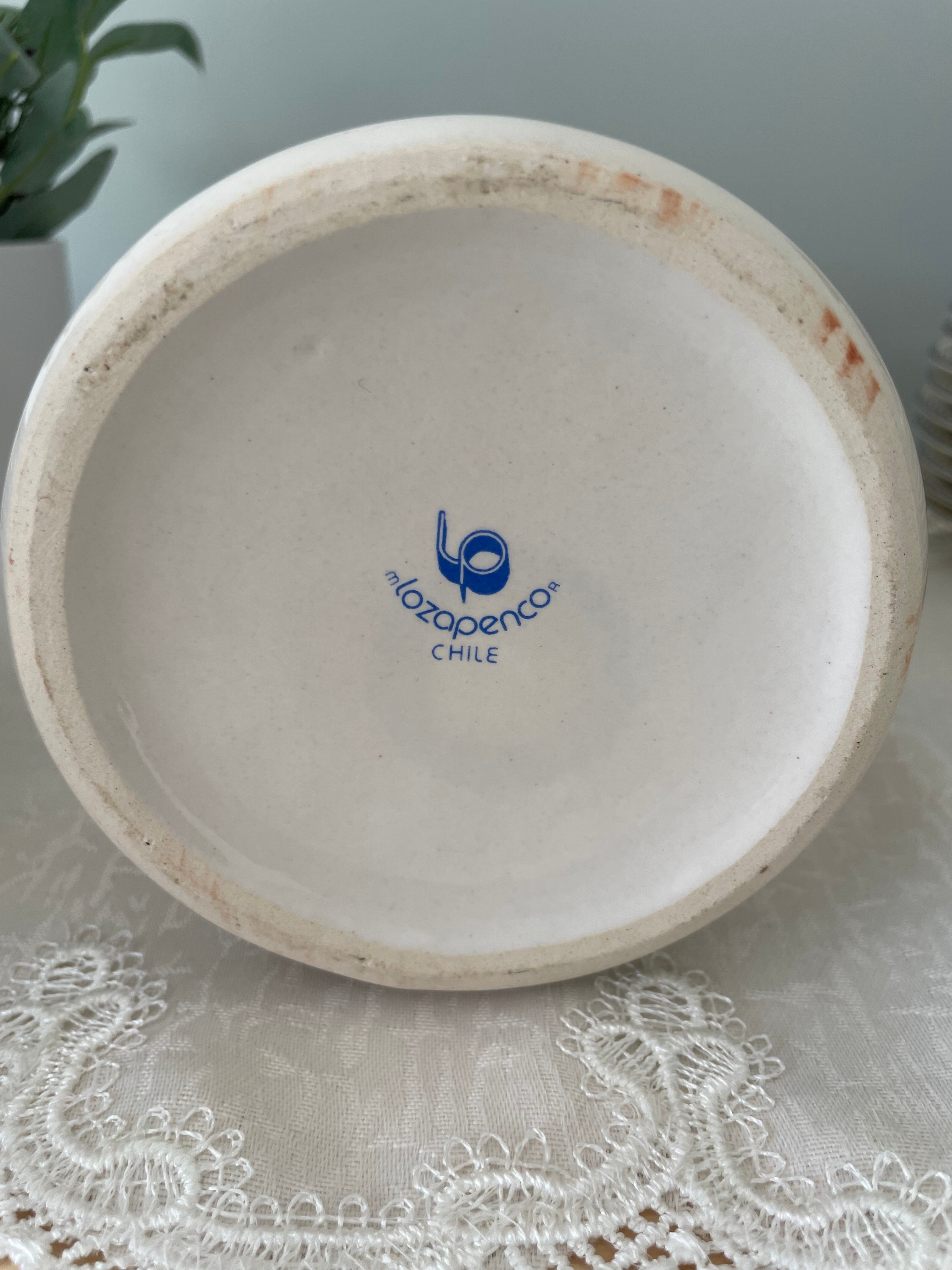 Lozapenco ceramic floral vase-Chile