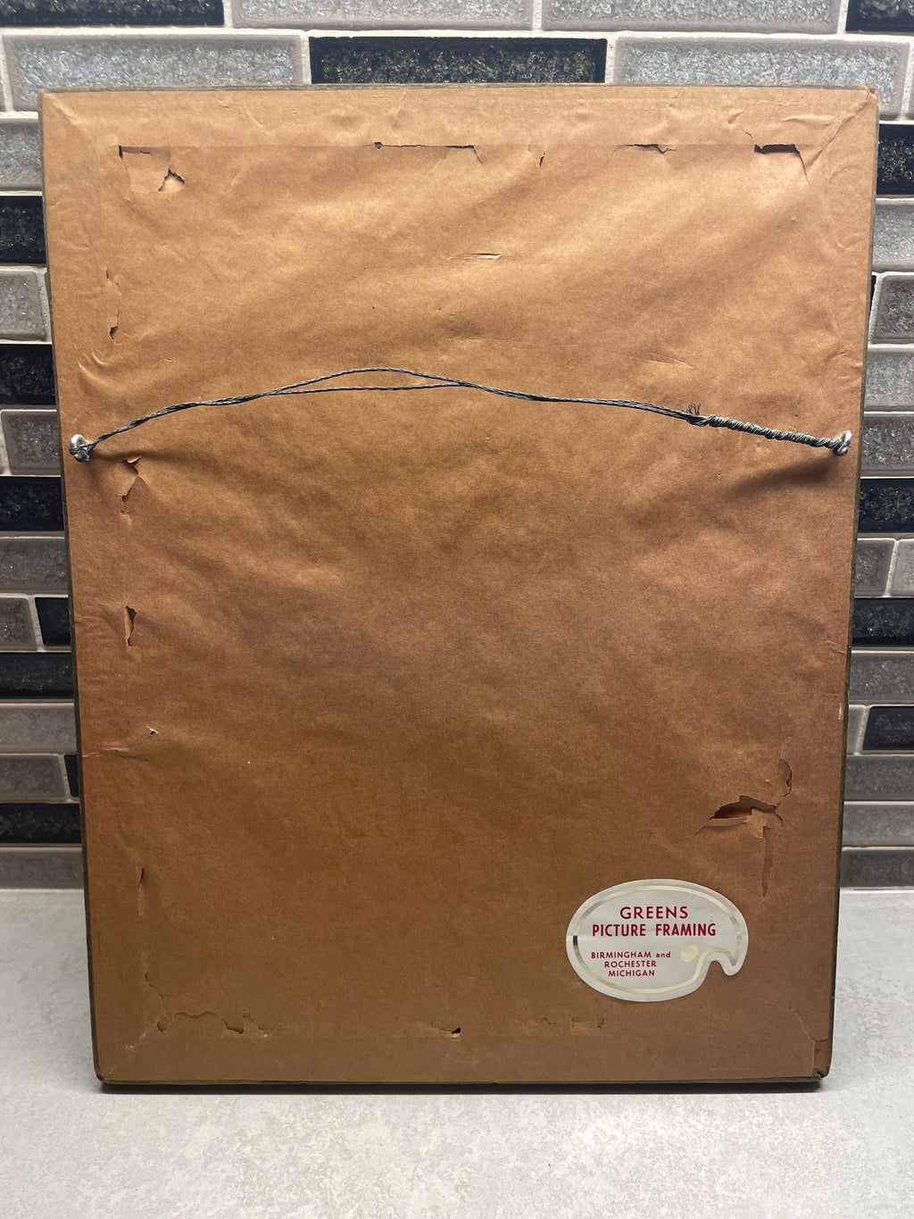 John F. Peto Print the Office Board signed