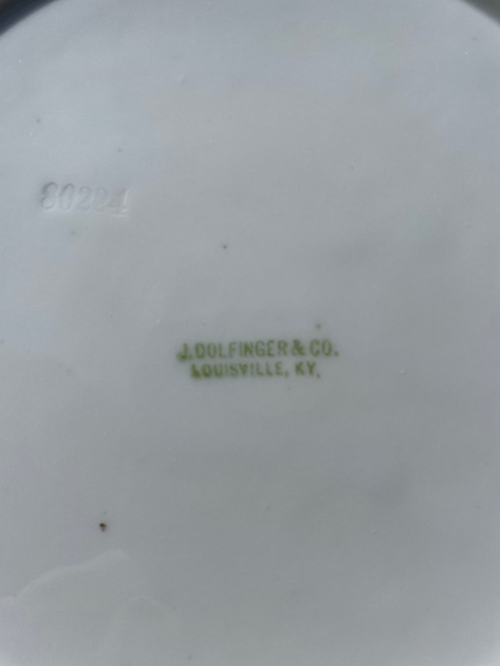 J. Dolfinger & Co. antique plate