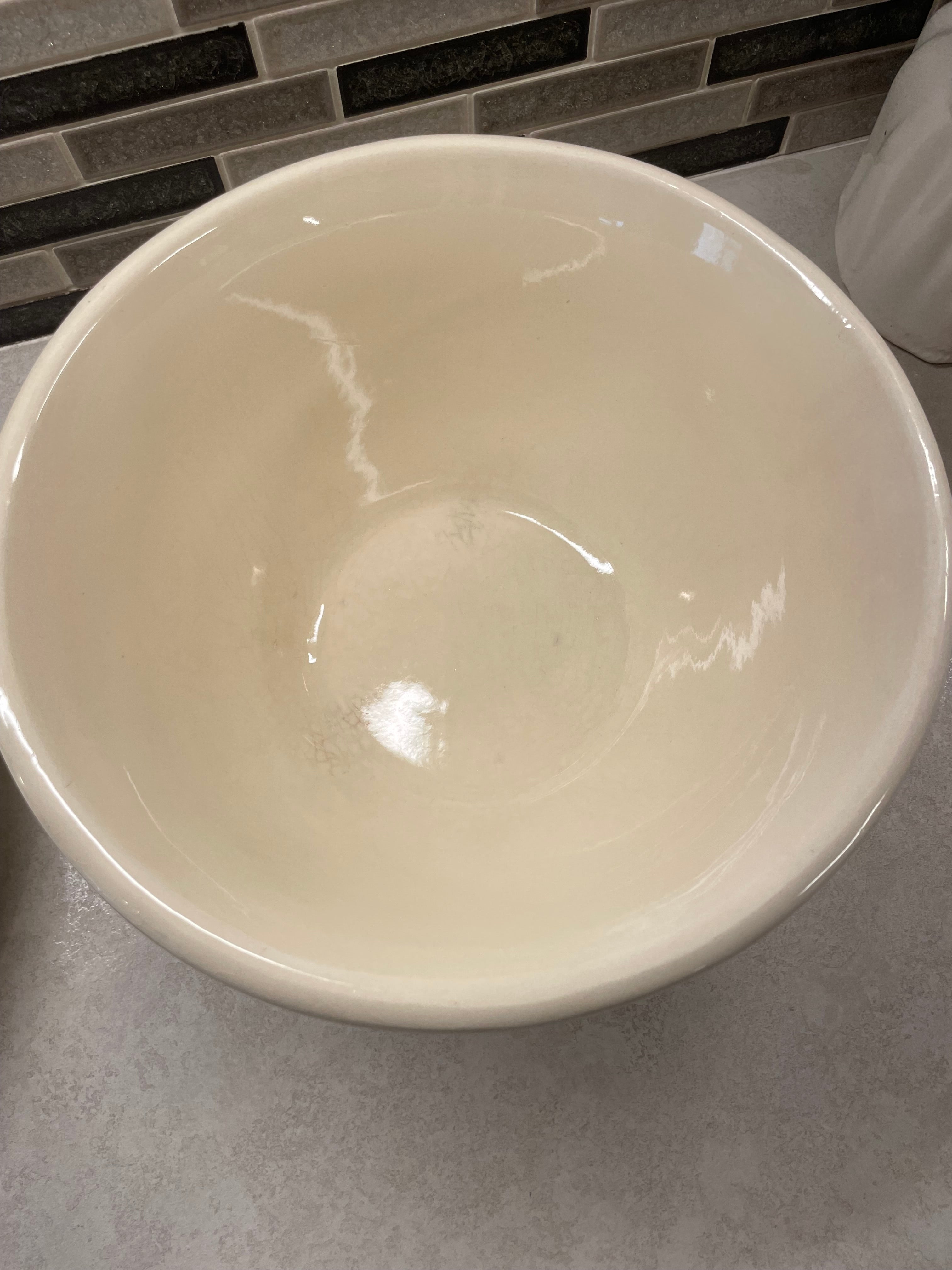 Vintage McCoy #10 mixing bowl-stoneware