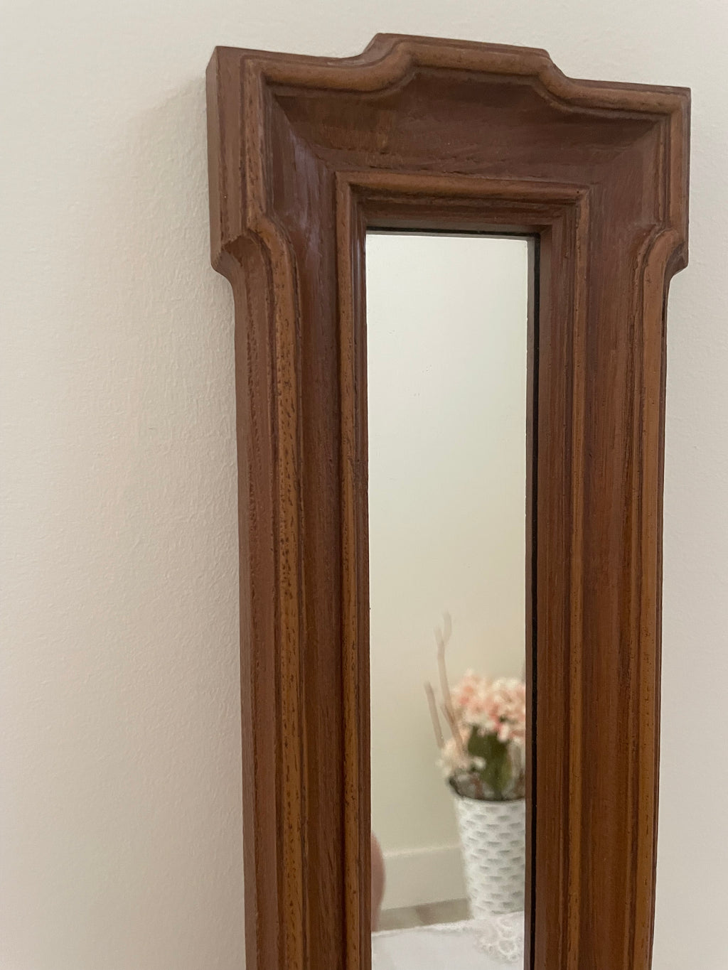 Vintage Homco long rectangular mirror