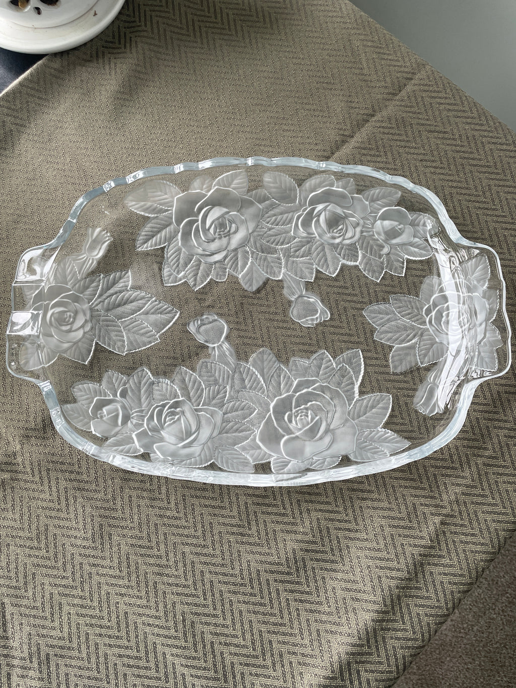 Mikasa Studio Nova Winter Rose platter