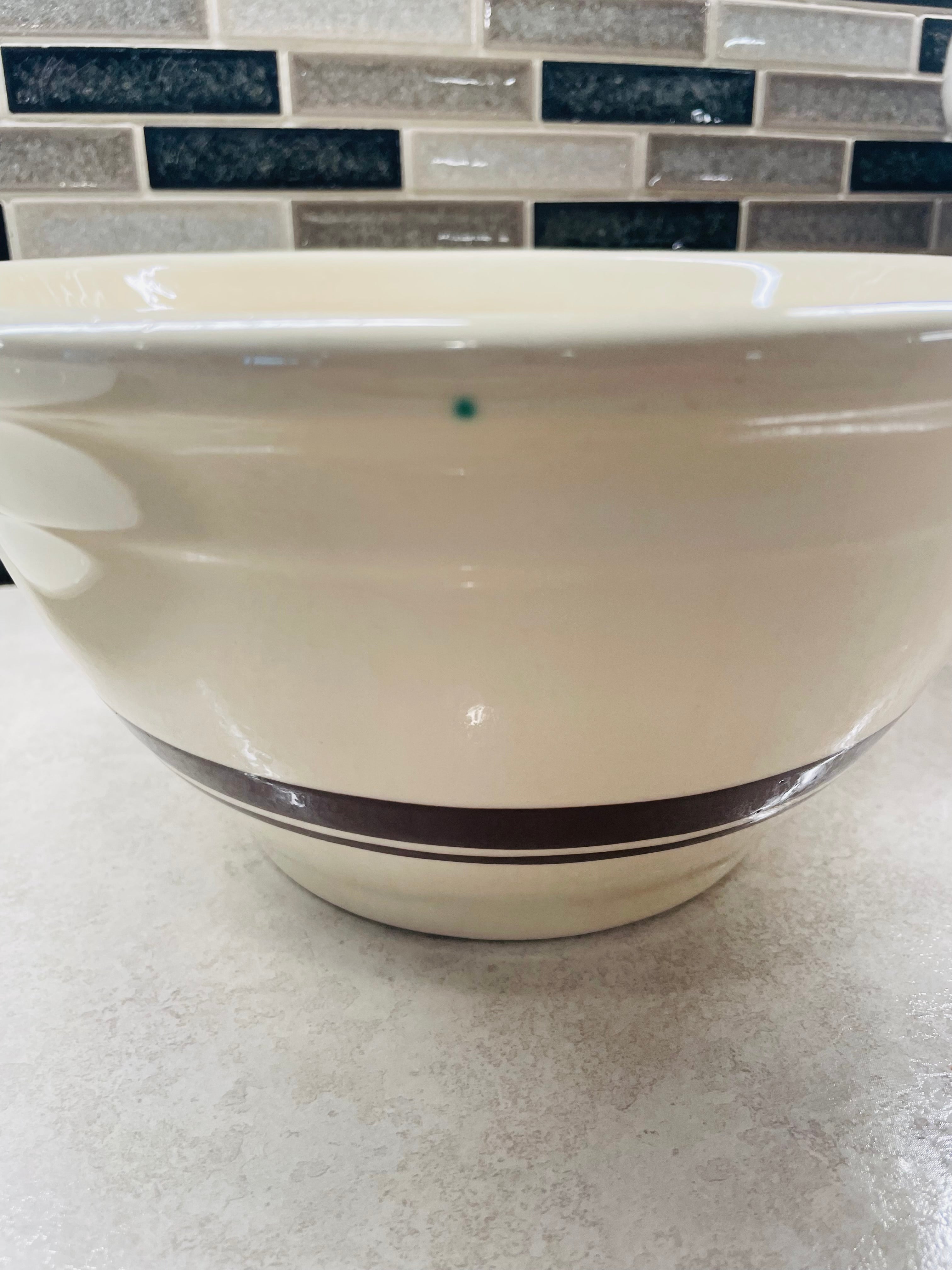 Vintage McCoy #10 mixing bowl-stoneware