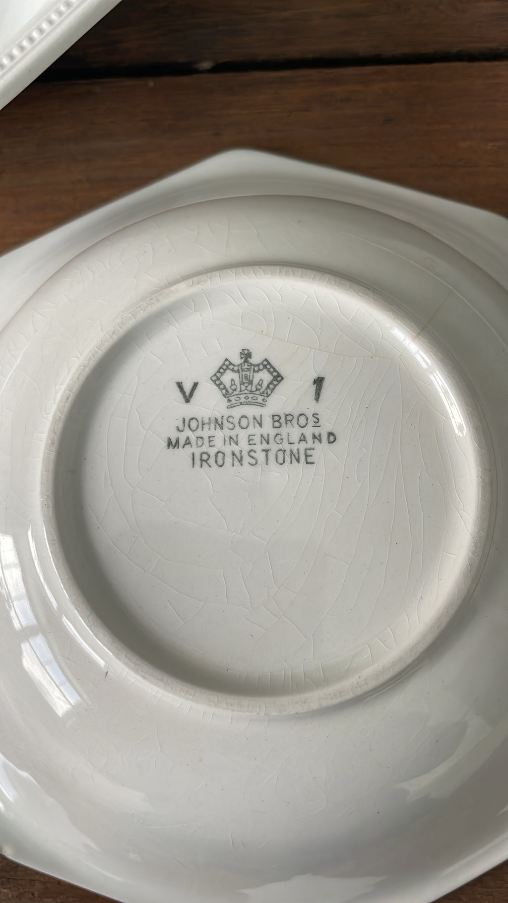 Johnson Brothers ironstone octagonal bowls
