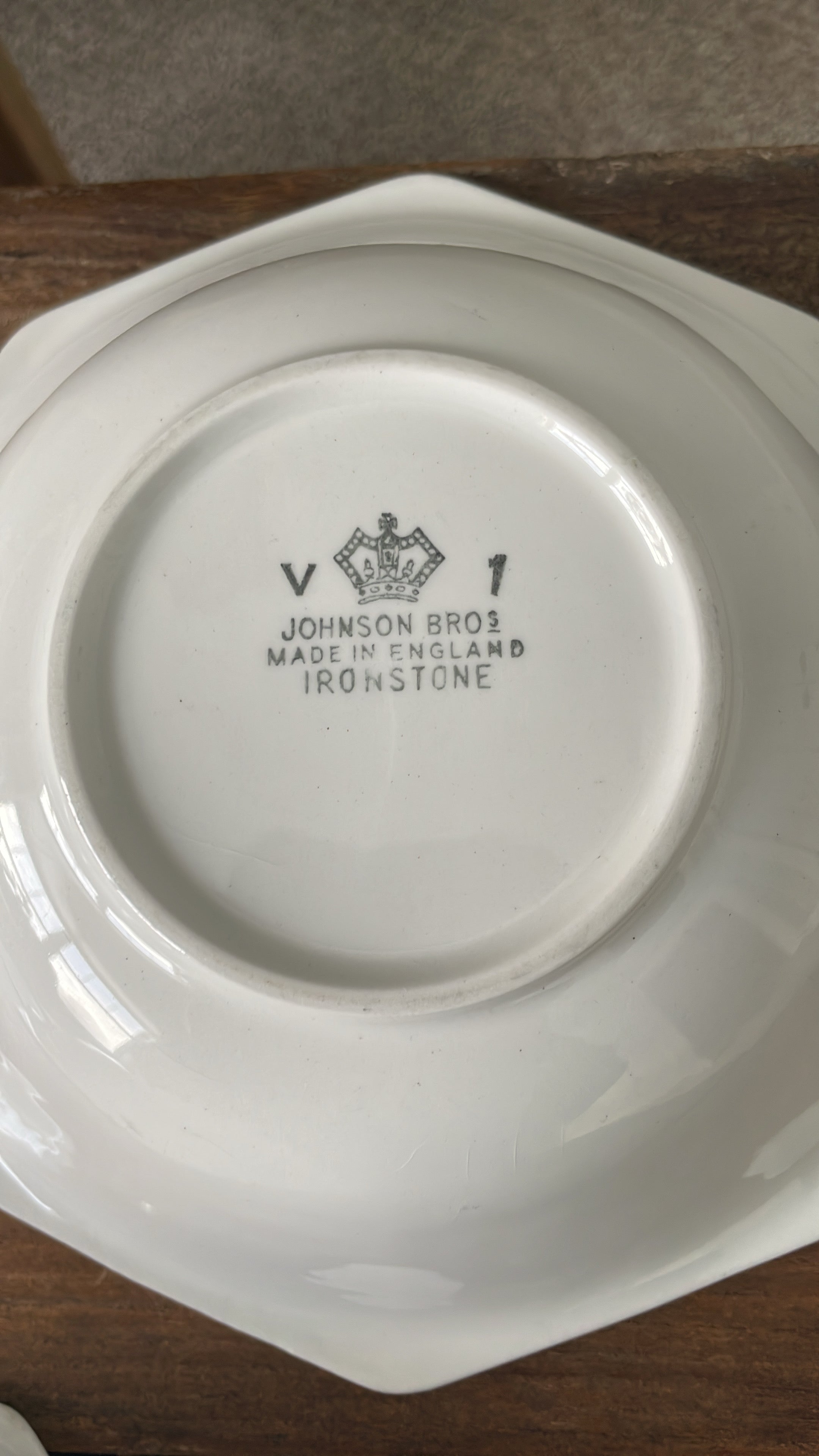 Johnson Brothers ironstone octagonal bowls