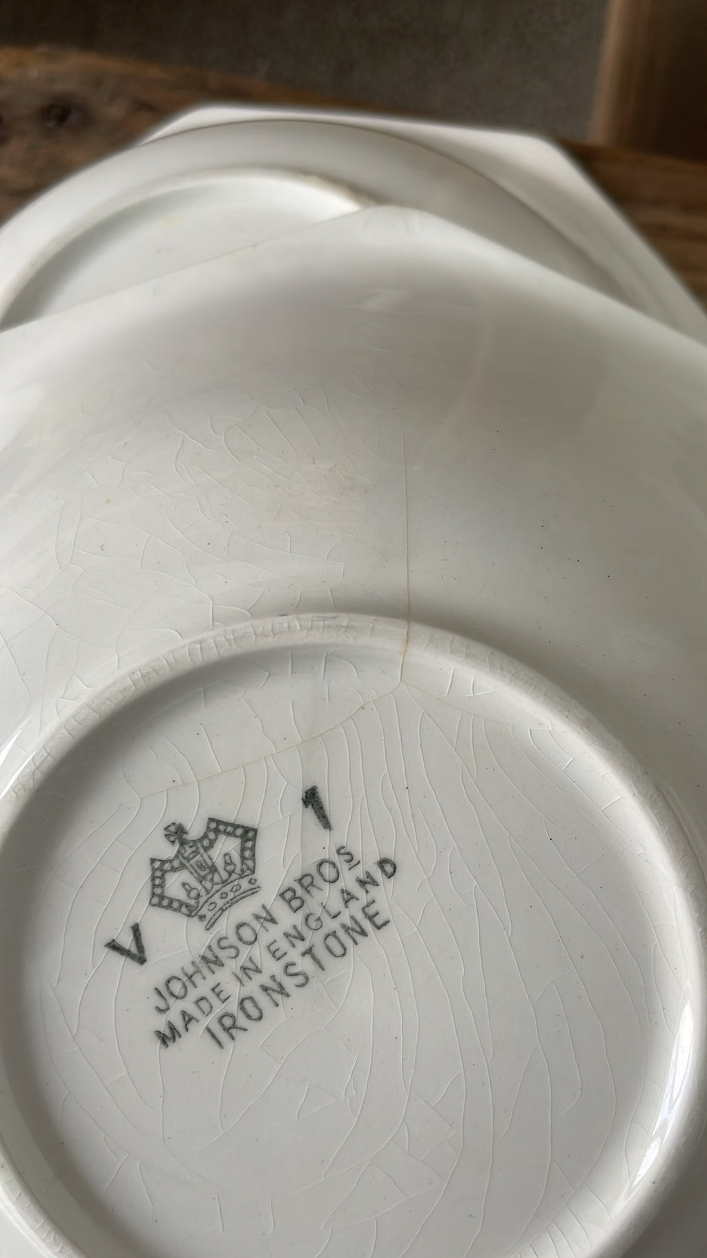 Johnson Brothers ironstone octagonal bowls