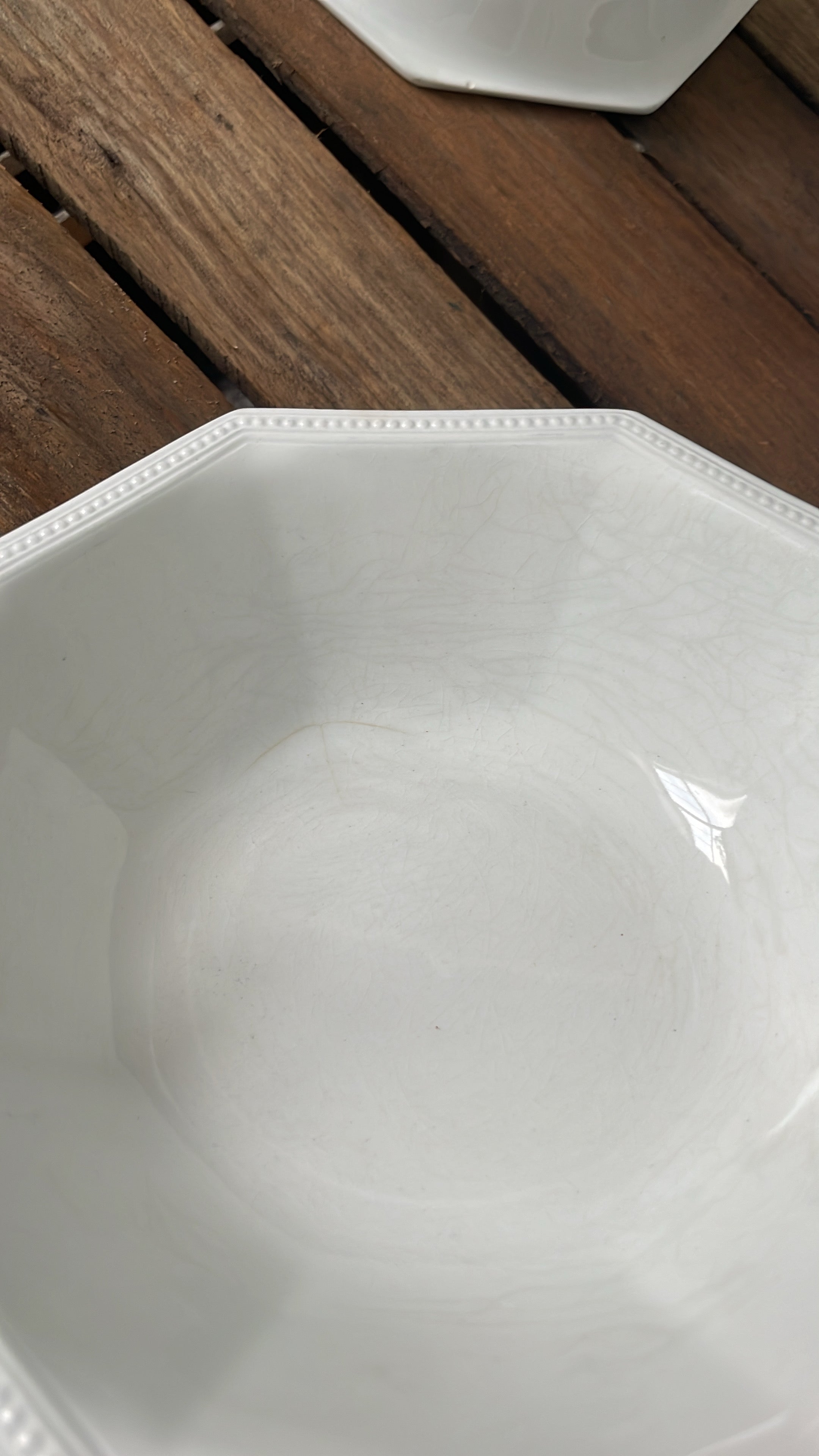 Johnson Brothers ironstone octagonal bowls